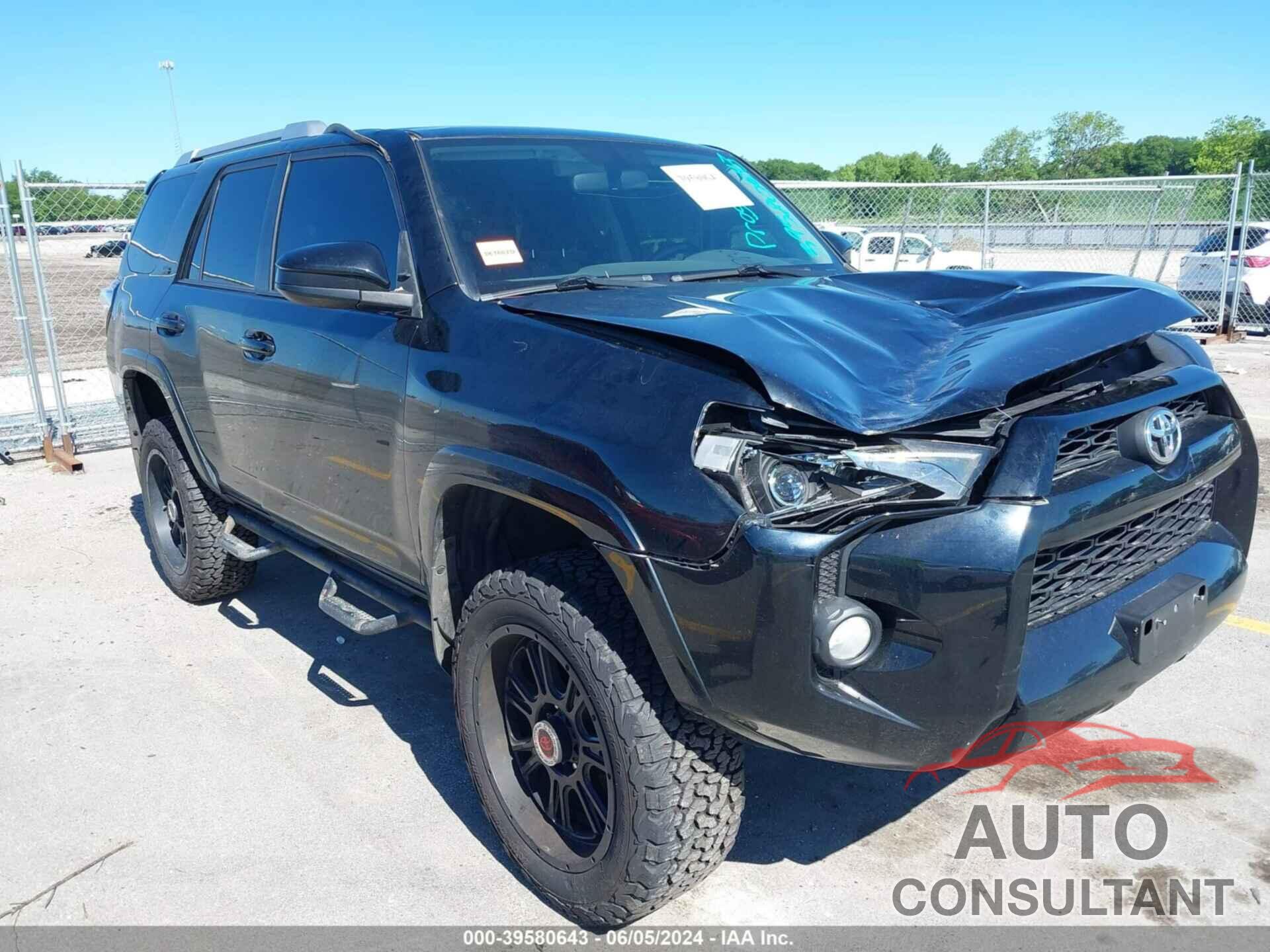 TOYOTA 4RUNNER 2016 - JTEBU5JR7G5324899