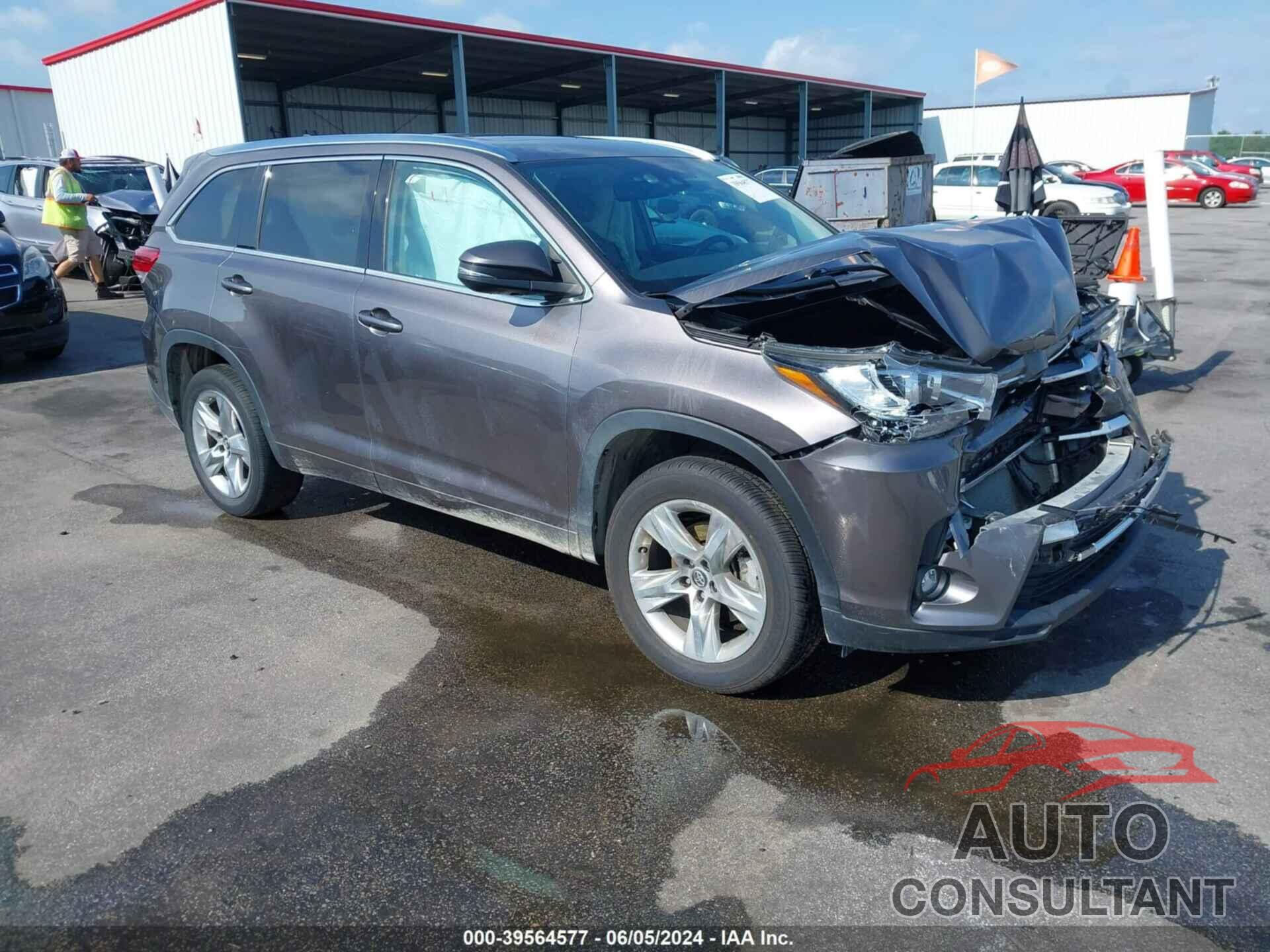 TOYOTA HIGHLANDER 2019 - 5TDYZRFH9KS304003