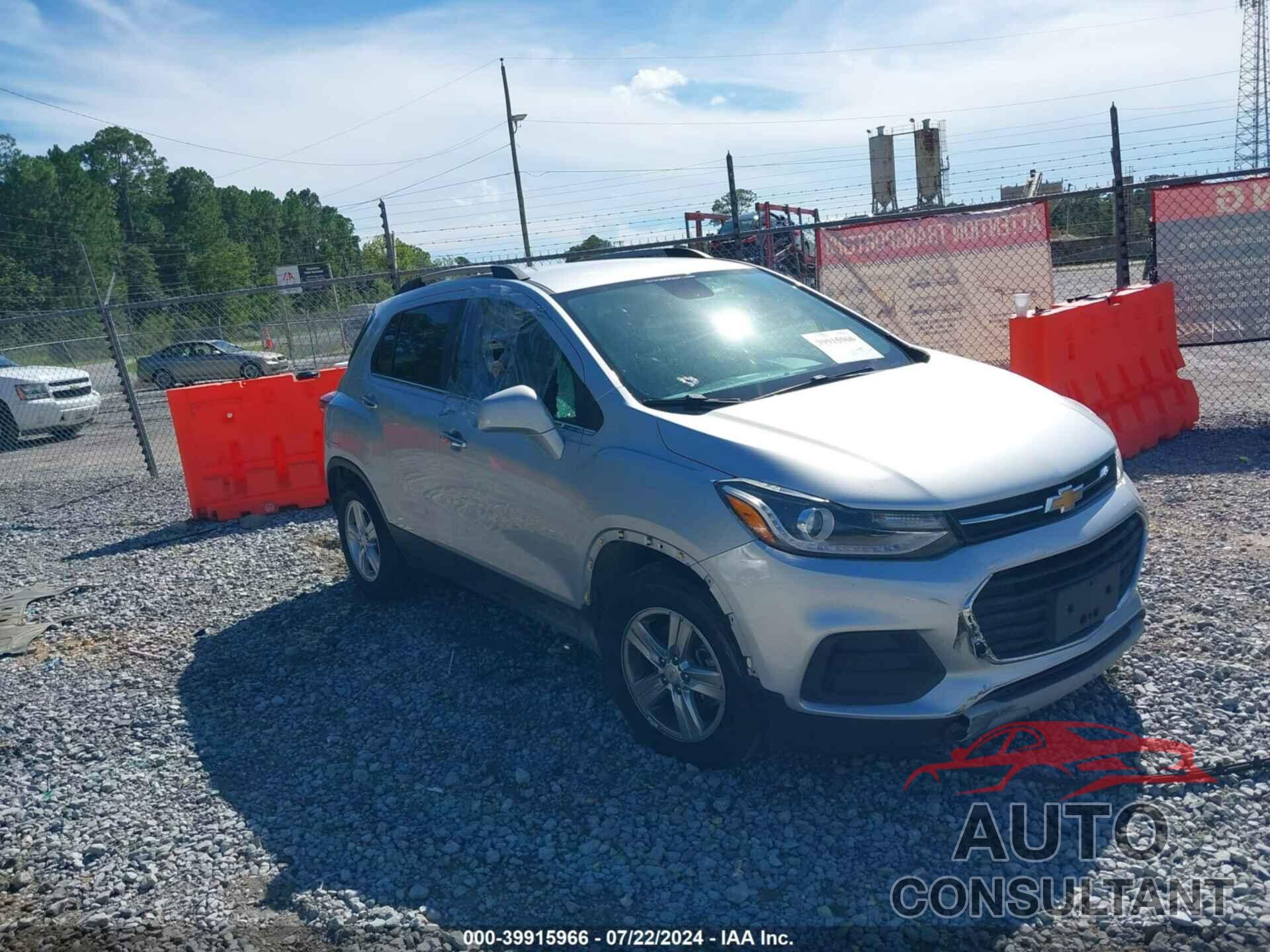 CHEVROLET TRAX 2019 - KL7CJLSB5KB778860