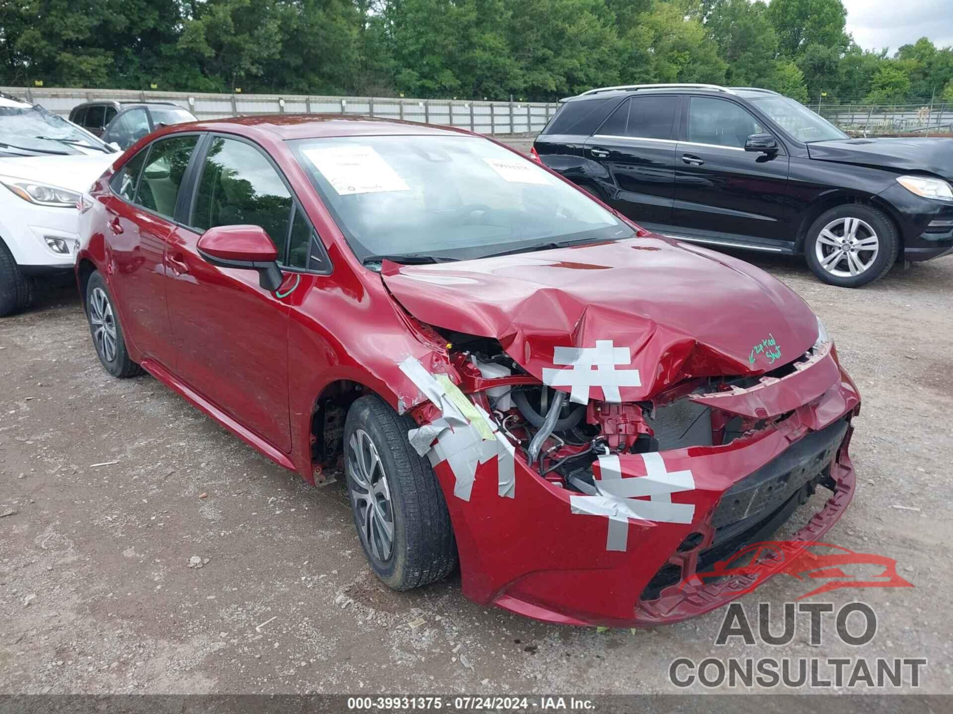 TOYOTA COROLLA 2022 - JTDEAMDE3NJ038386