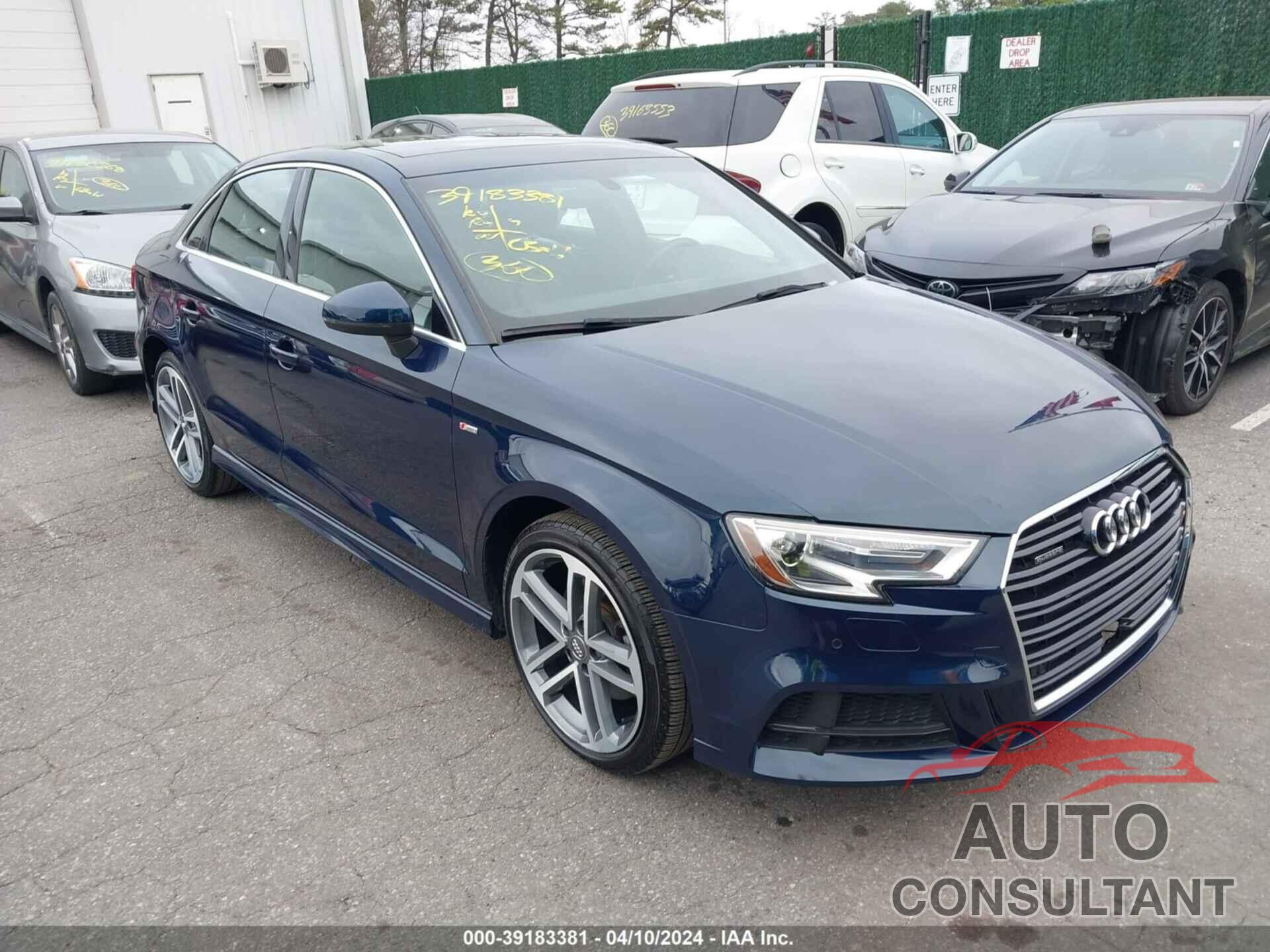 AUDI A3 2018 - WAUJ8GFF0J1031954