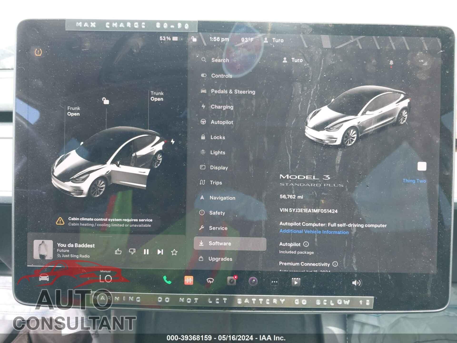 TESLA MODEL 3 2021 - 5YJ3E1EA1MF051424