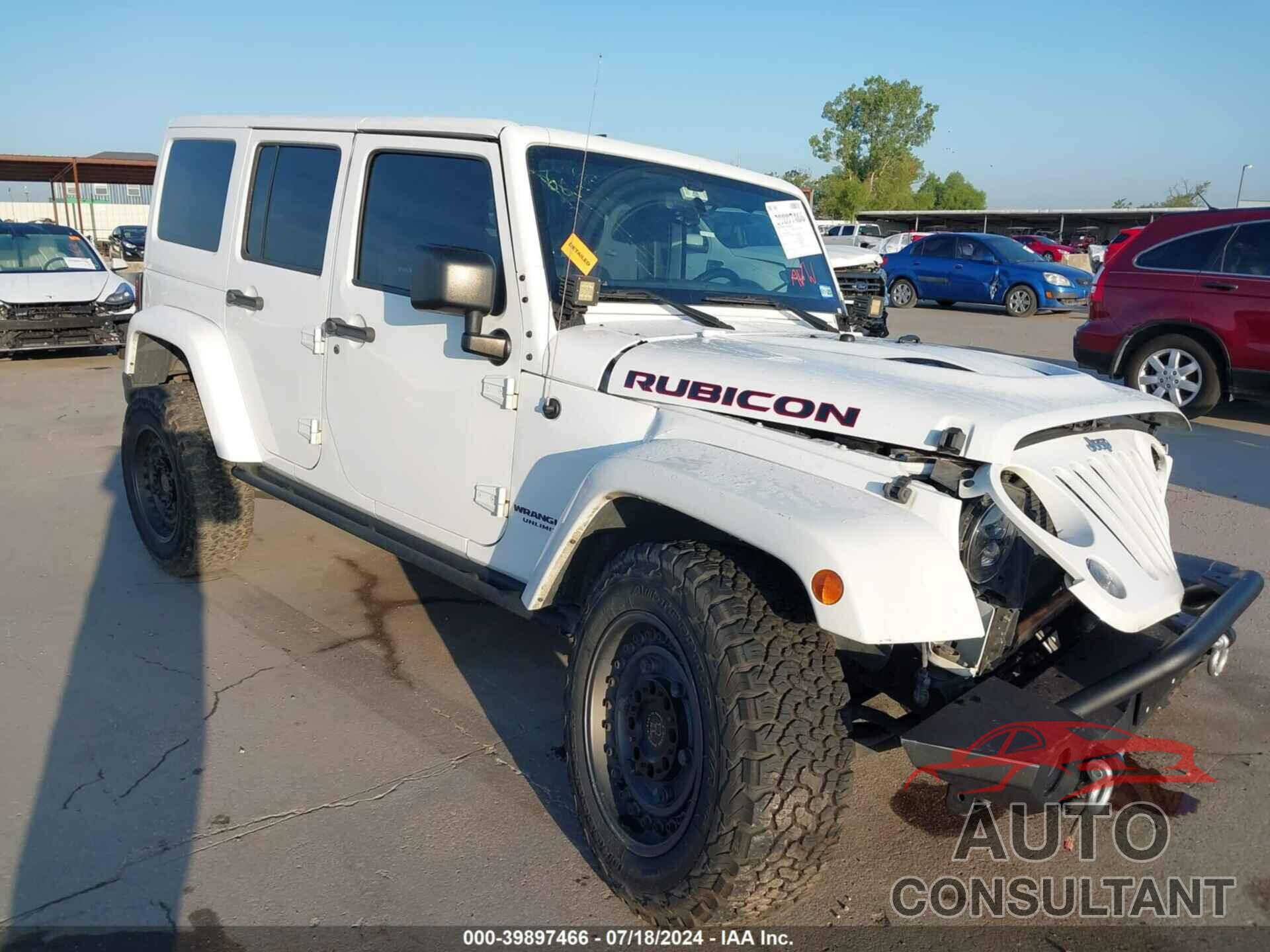 JEEP WRANGLER UNLIMITED 2016 - 1C4BJWFG8GL348344