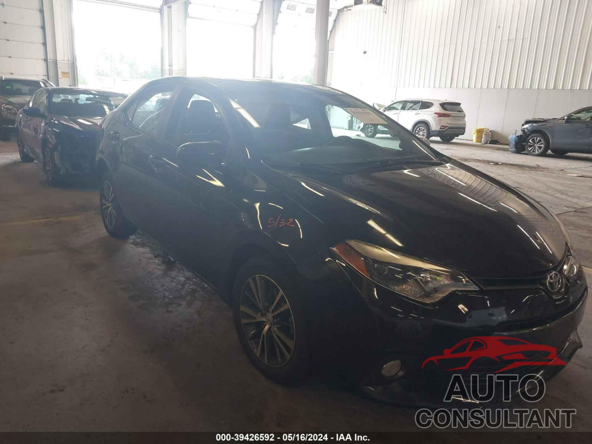 TOYOTA COROLLA 2016 - 2T1BURHE6GC650677