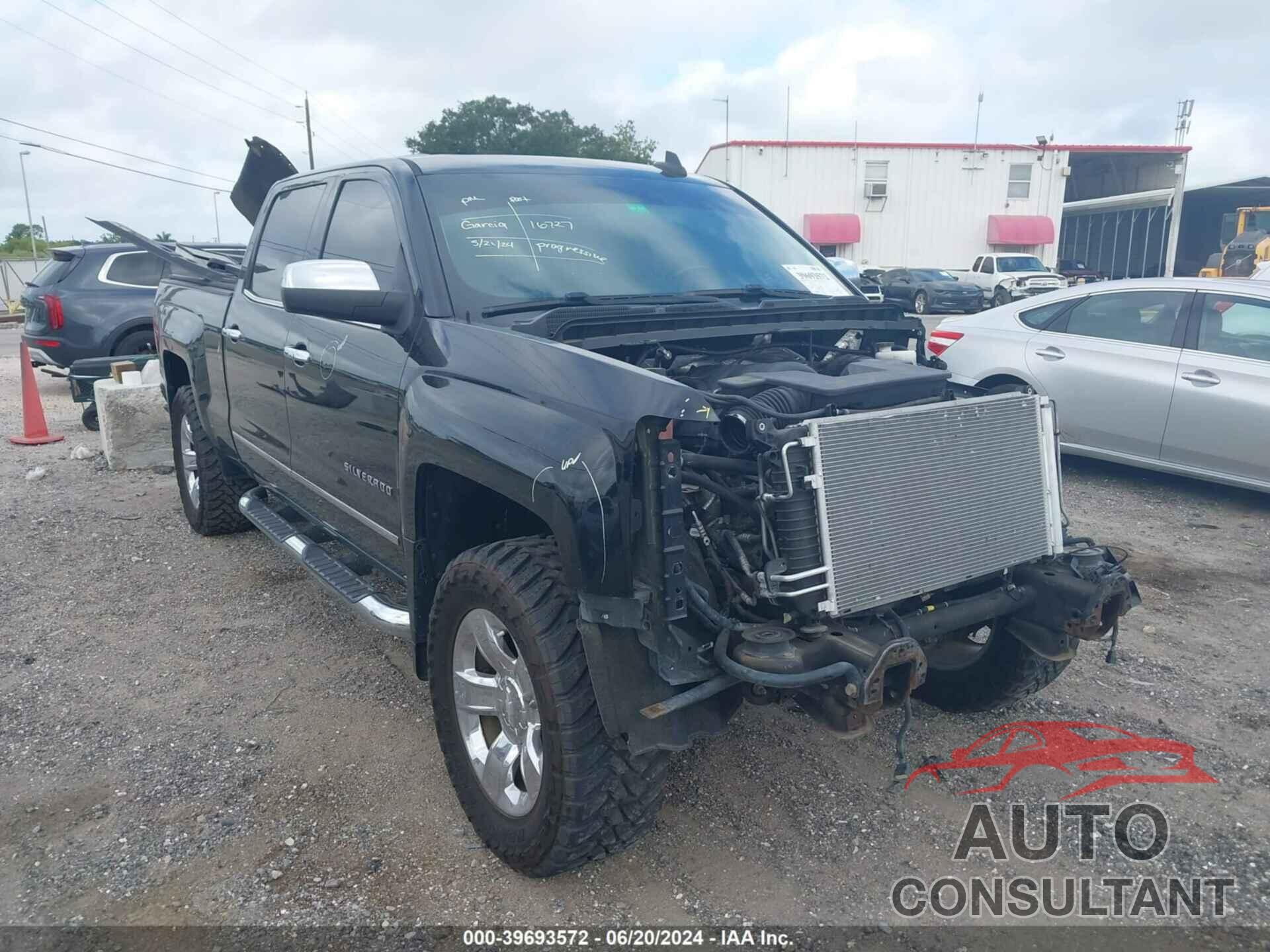 CHEVROLET SILVERADO 1500 2017 - 3GCUKSEC3HG225353
