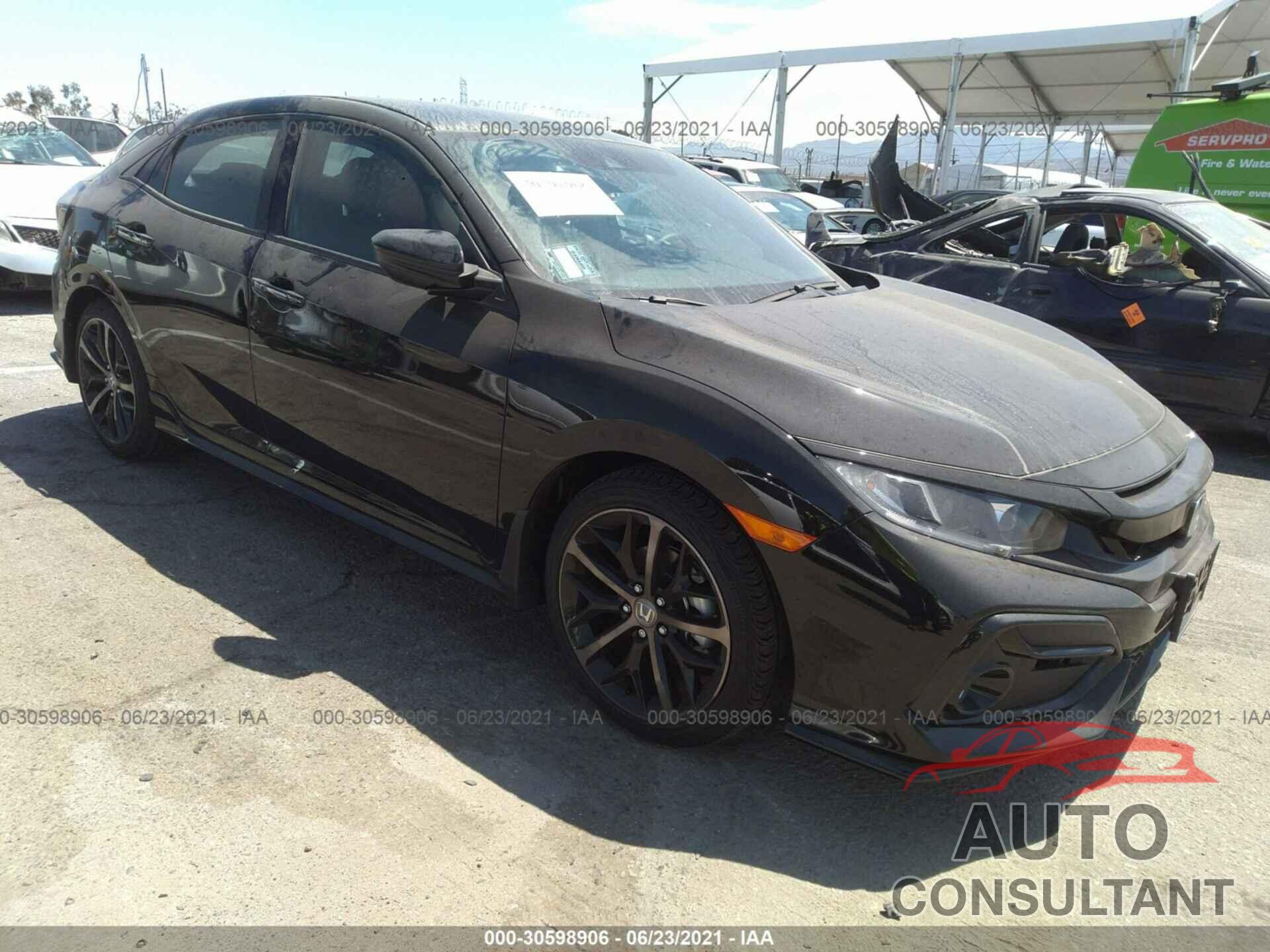 HONDA CIVIC HATCHBACK 2021 - SHHFK7H42MU409613