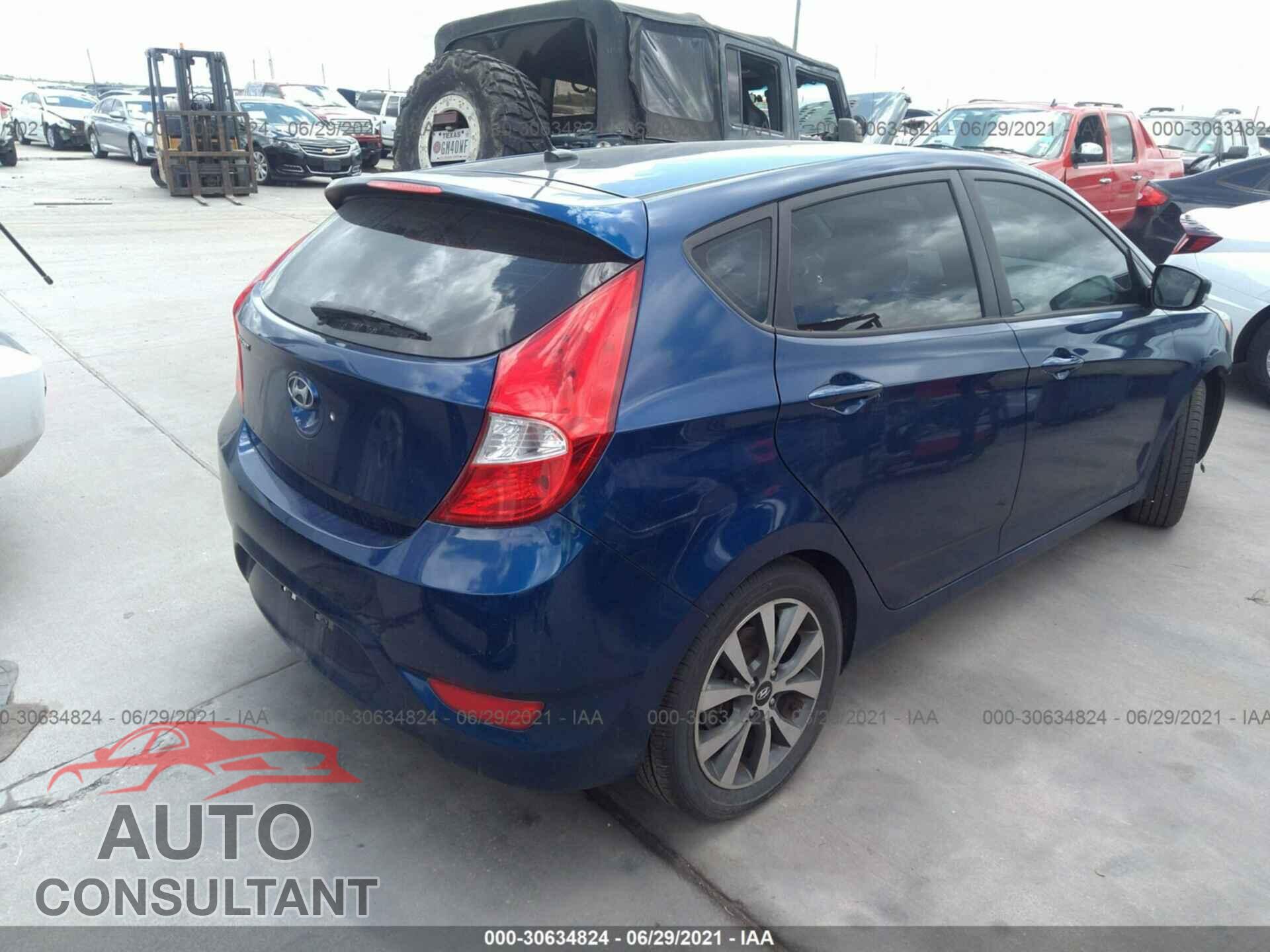 HYUNDAI ACCENT 2016 - KMHCU5AE6GU236806