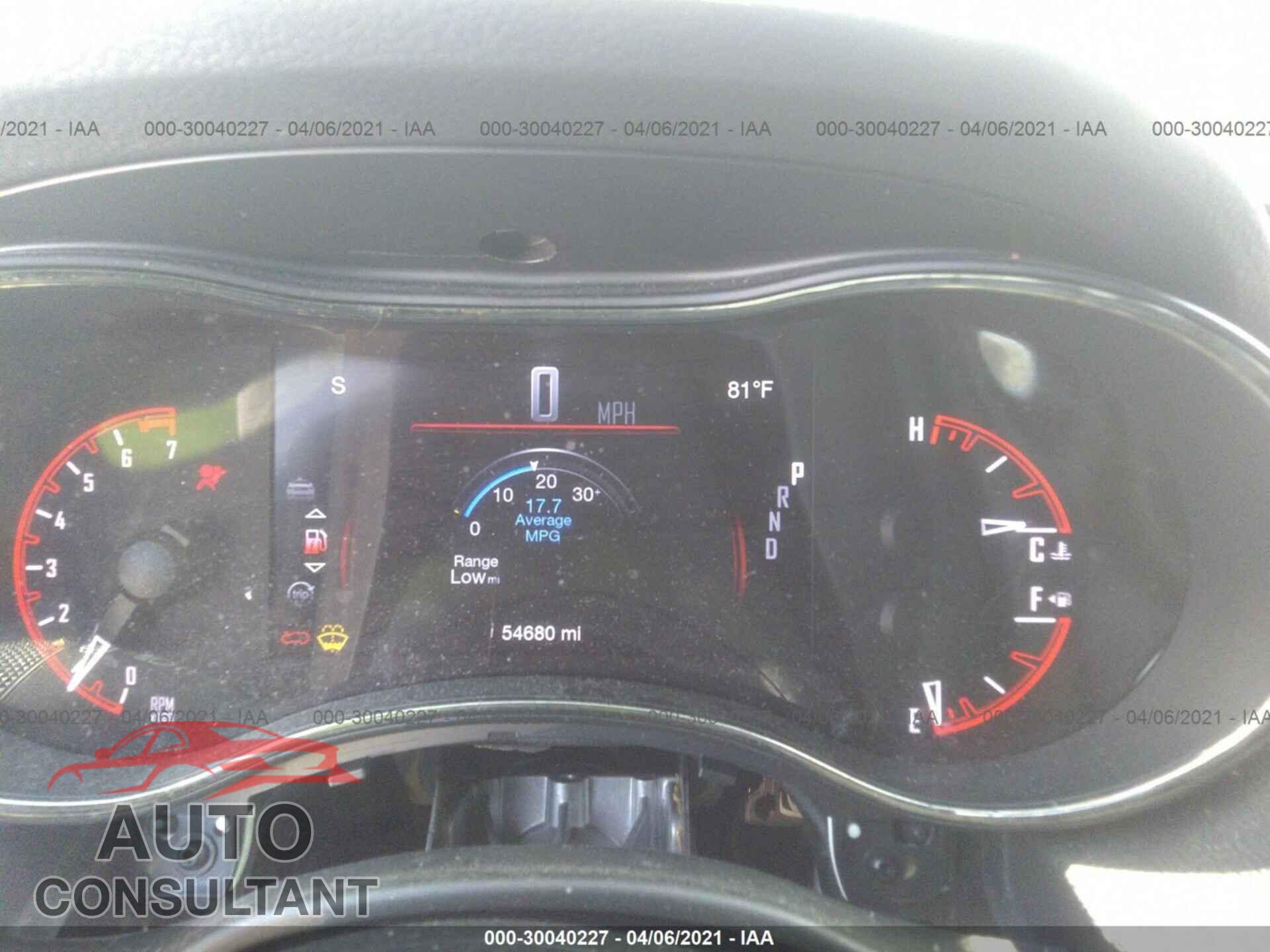 DODGE DURANGO 2020 - 1C4RDJDGXLC260546