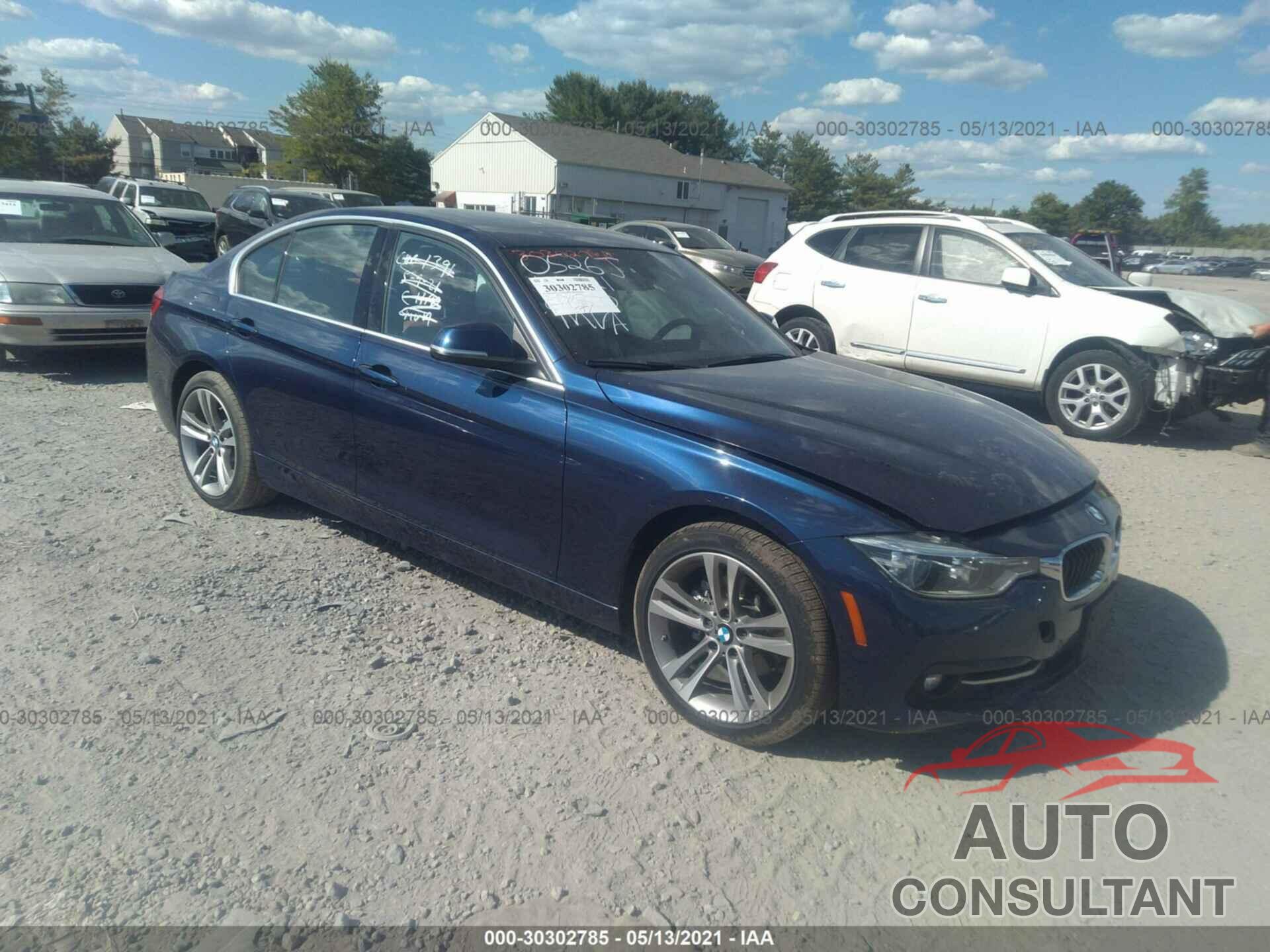 BMW 3 SERIES 2017 - WBA8D9G32HNU61899