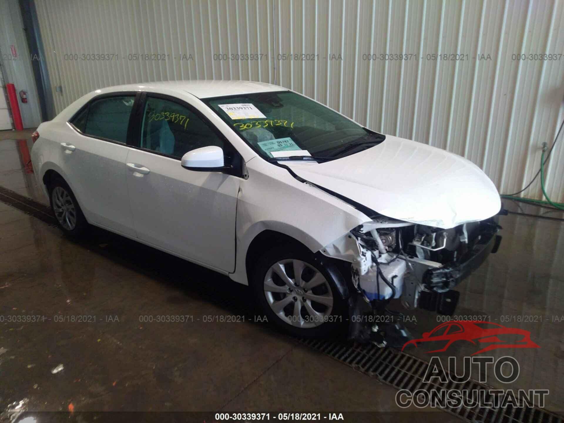 TOYOTA COROLLA 2019 - 2T1BURHE8KC142185