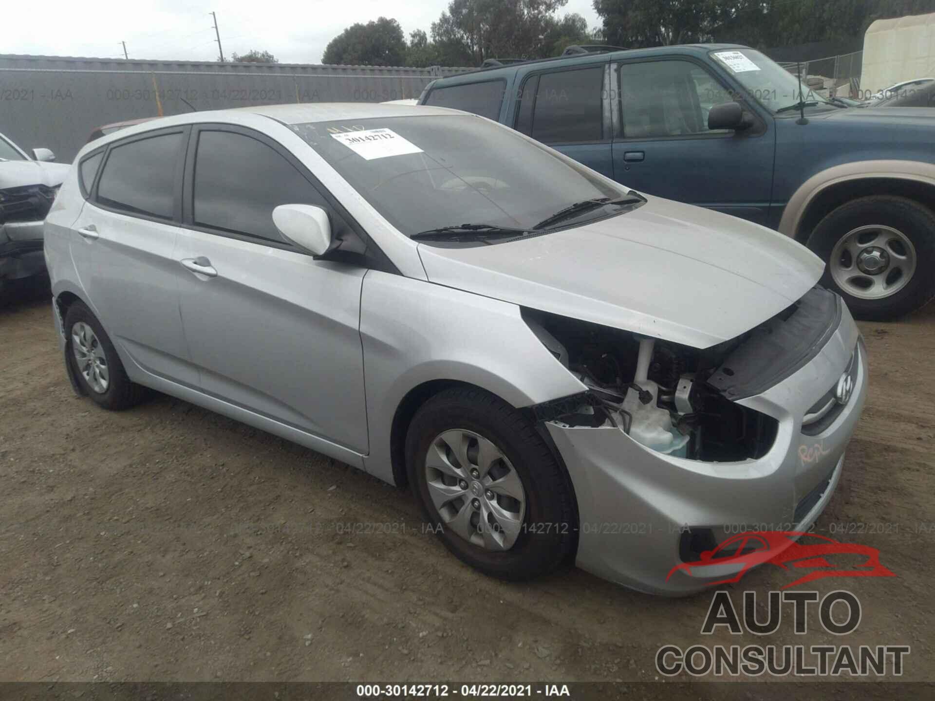 HYUNDAI ACCENT 2016 - KMHCT5AE3GU242937