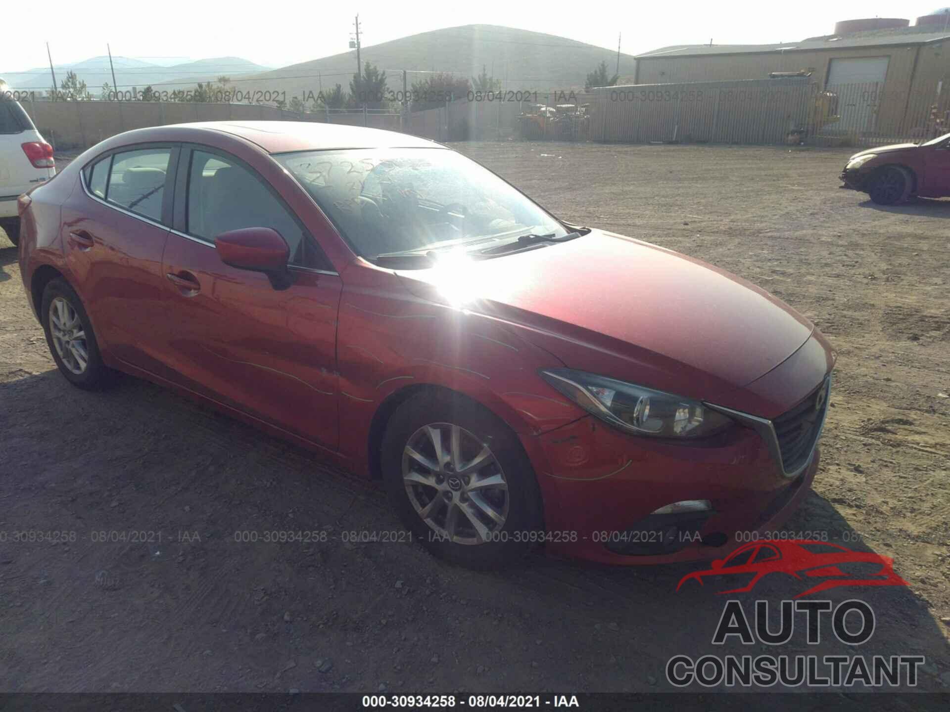 MAZDA MAZDA3 2016 - JM1BM1V76G1307654