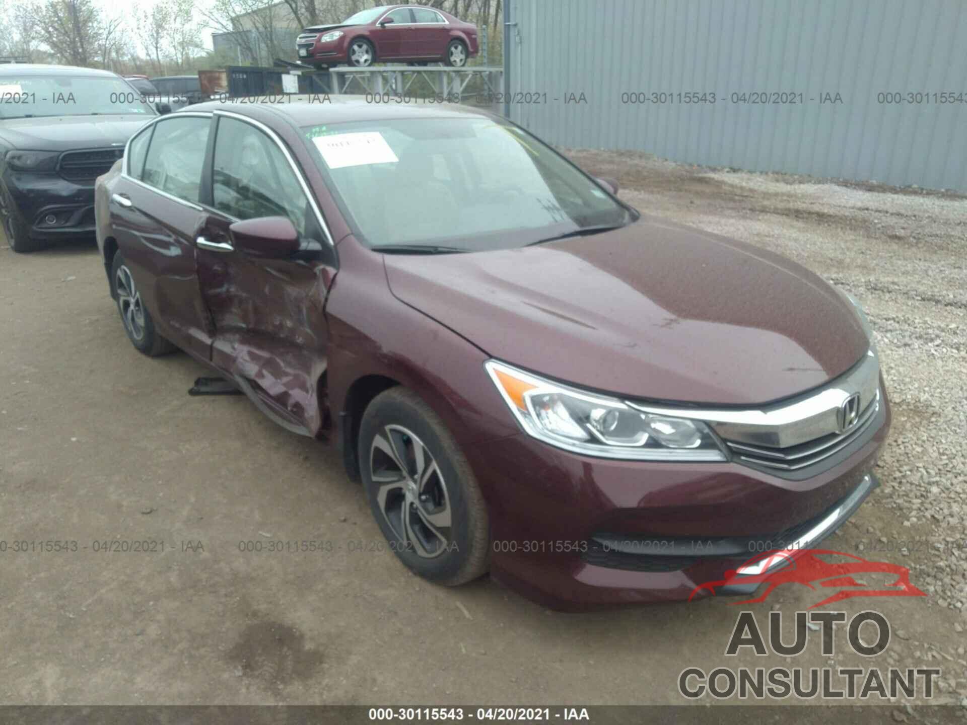 HONDA ACCORD SEDAN 2017 - 1HGCR2F37HA305096
