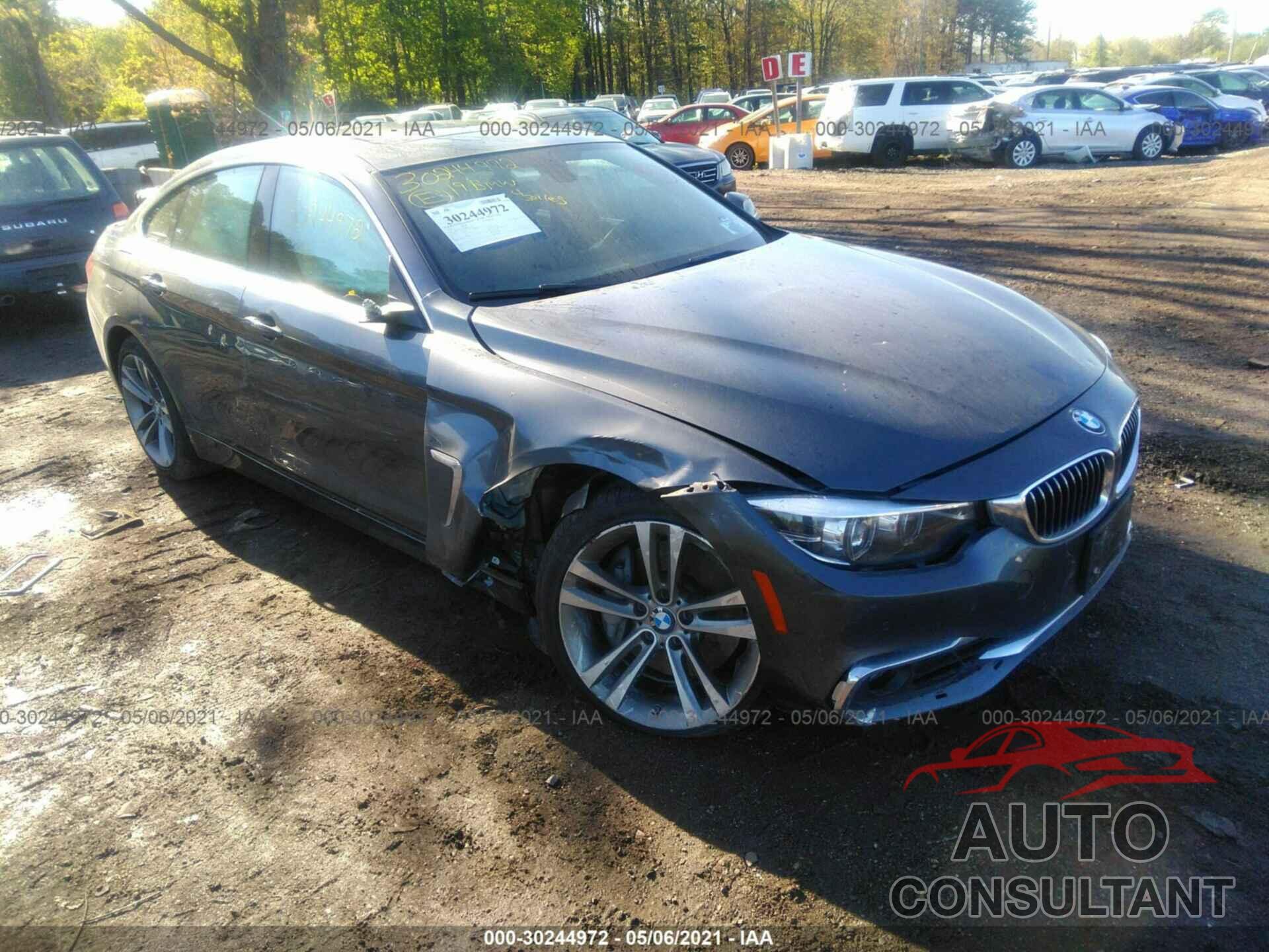 BMW 4 SERIES 2019 - WBA4J7C58KBM75608