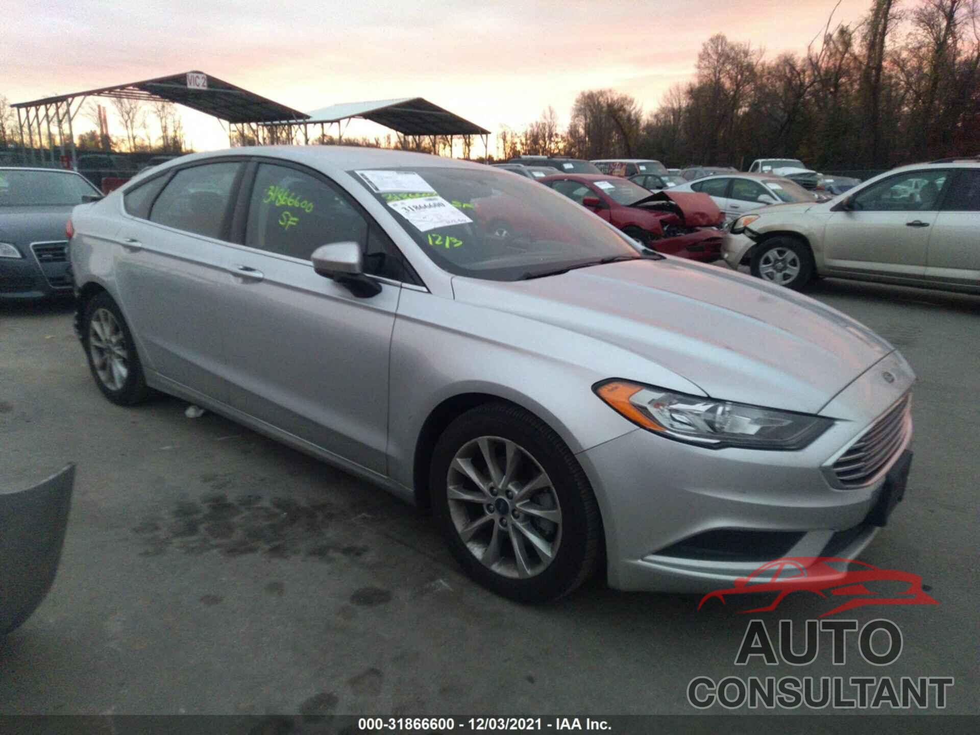 FORD FUSION 2017 - 3FA6P0H71HR265521