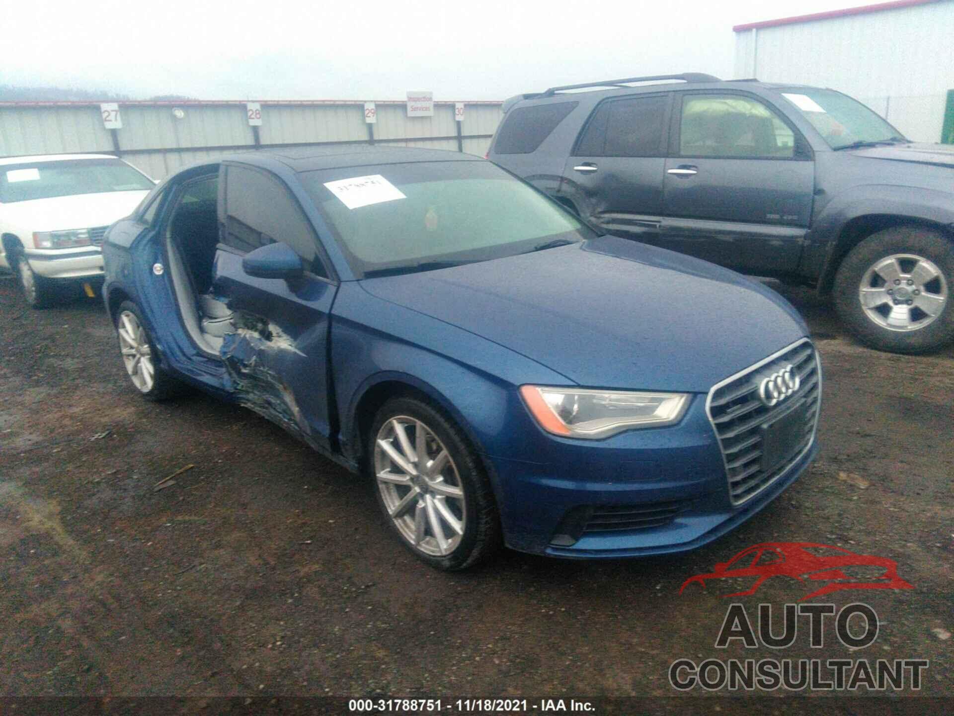 AUDI A3 2016 - WAUB8GFF3G1068087