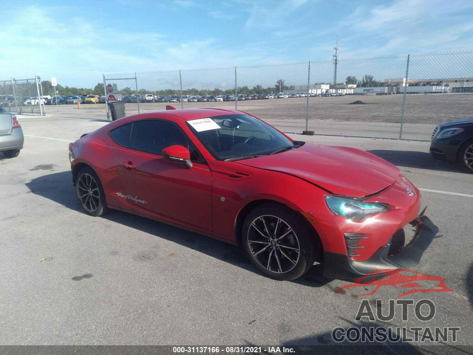 TOYOTA 86 2018 - JF1ZNAA10J8701491