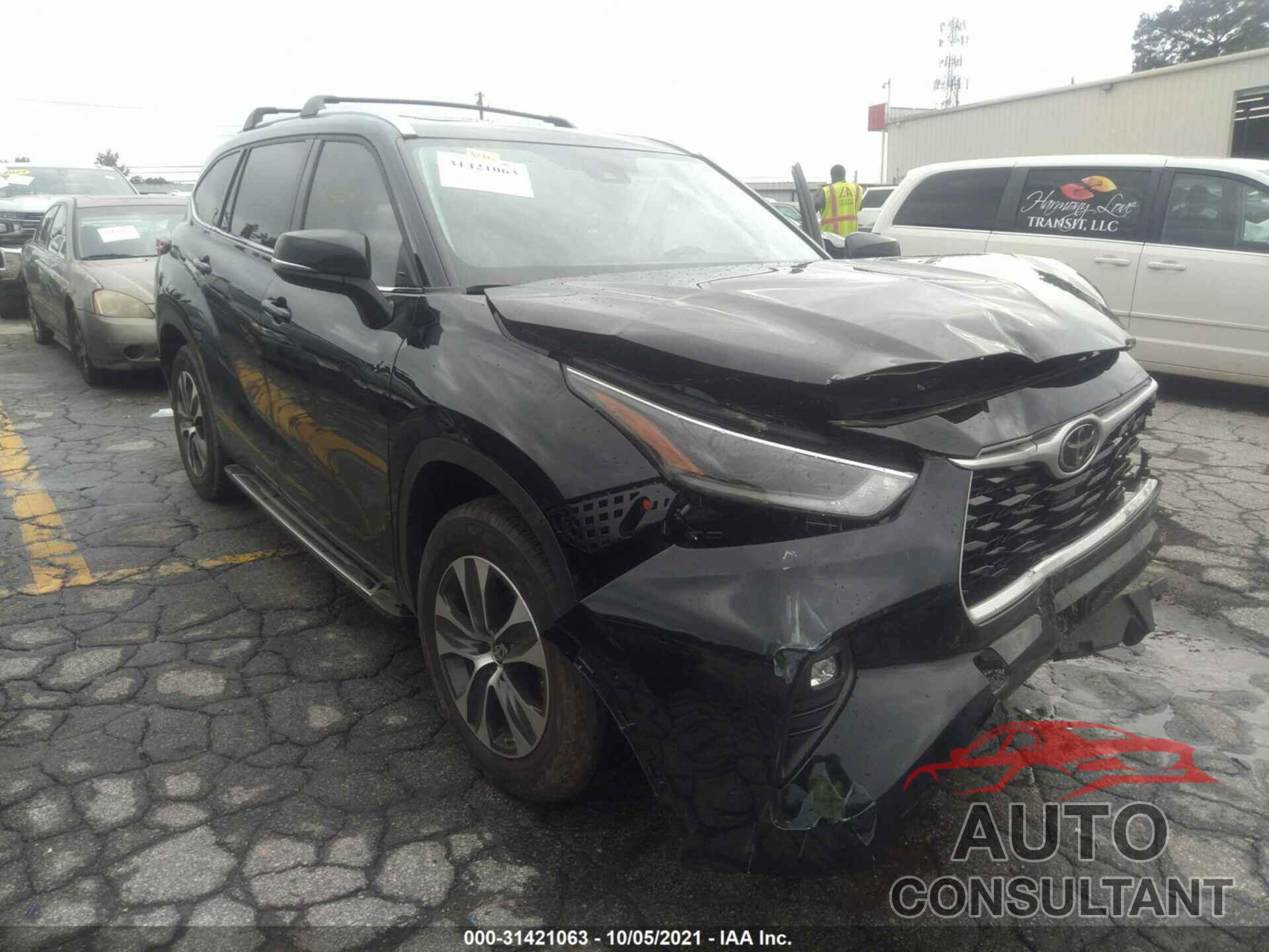 TOYOTA HIGHLANDER 2021 - 5TDGZRAH1MS524533