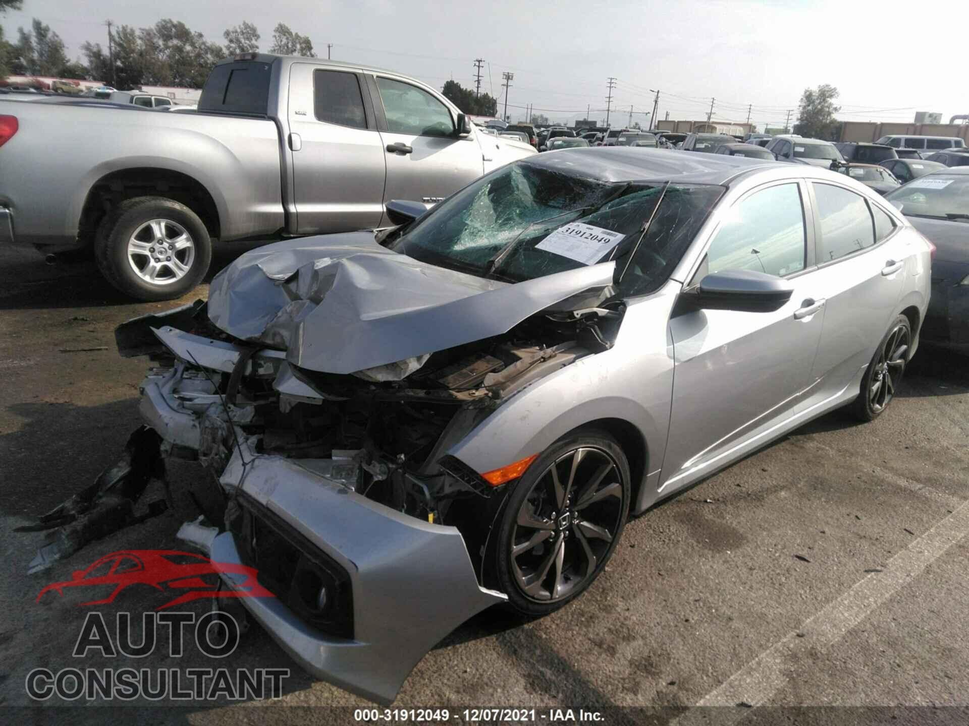 HONDA CIVIC SEDAN 2019 - 2HGFC2F82KH602425
