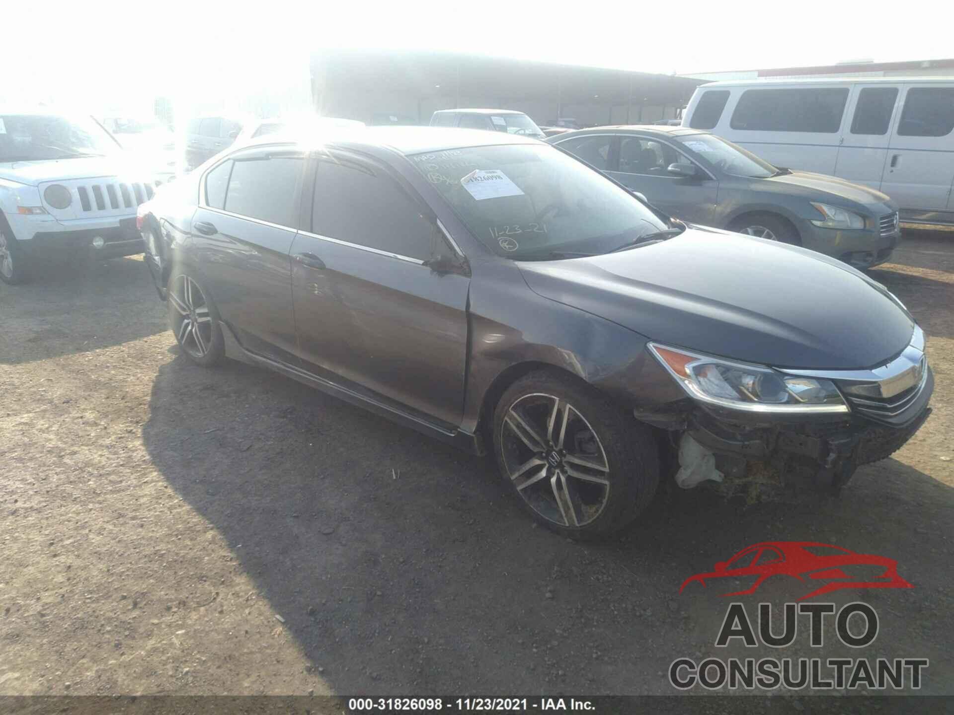 HONDA ACCORD SEDAN 2017 - 1HGCR2F51HA260478