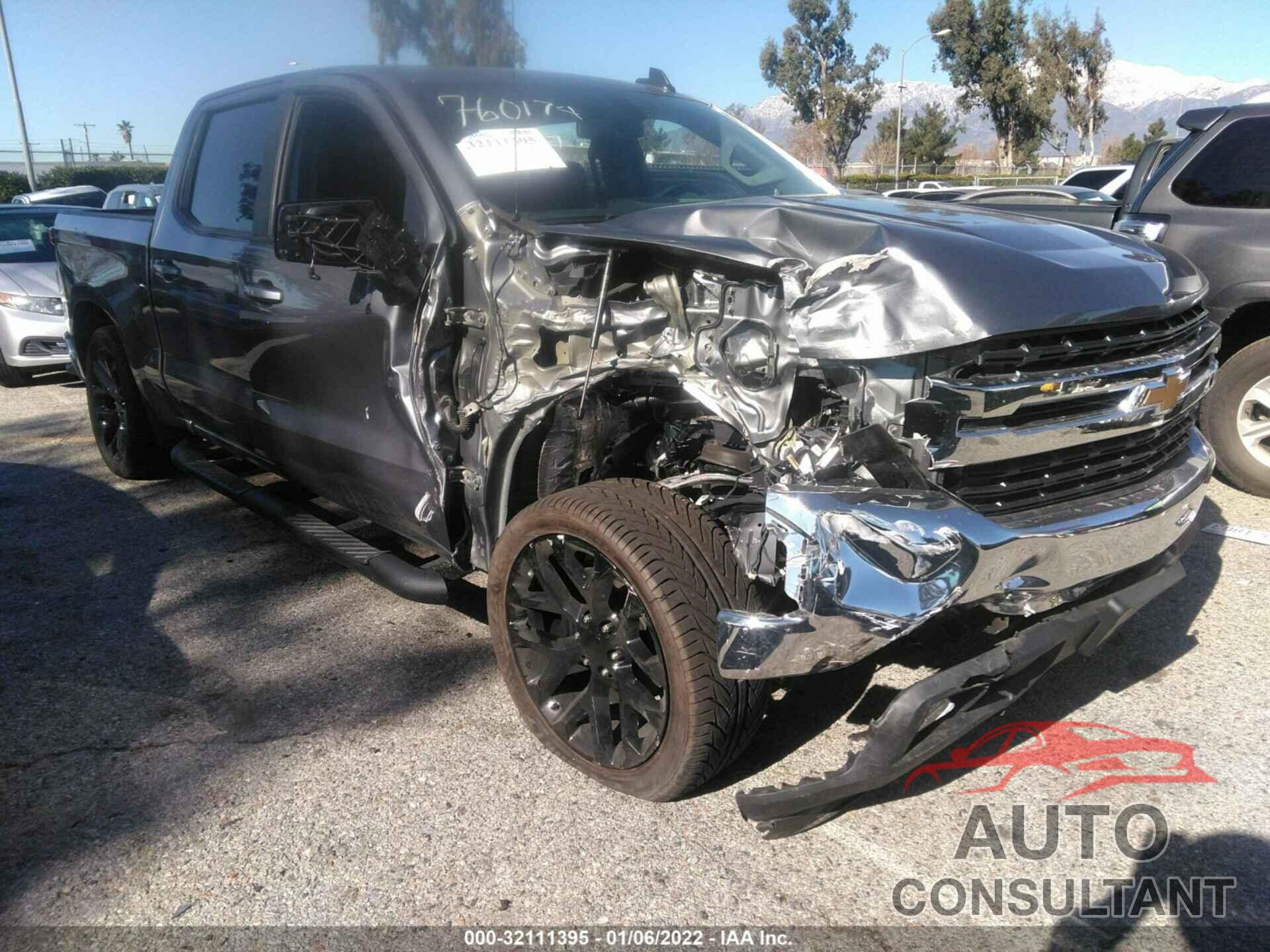 CHEVROLET SILVERADO 1500 2021 - 3GCPWCED2MG386254