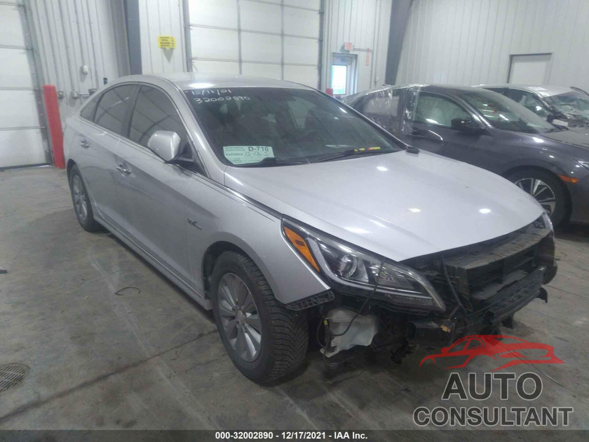 HYUNDAI SONATA HYBRID 2016 - KMHE24L11GA025050