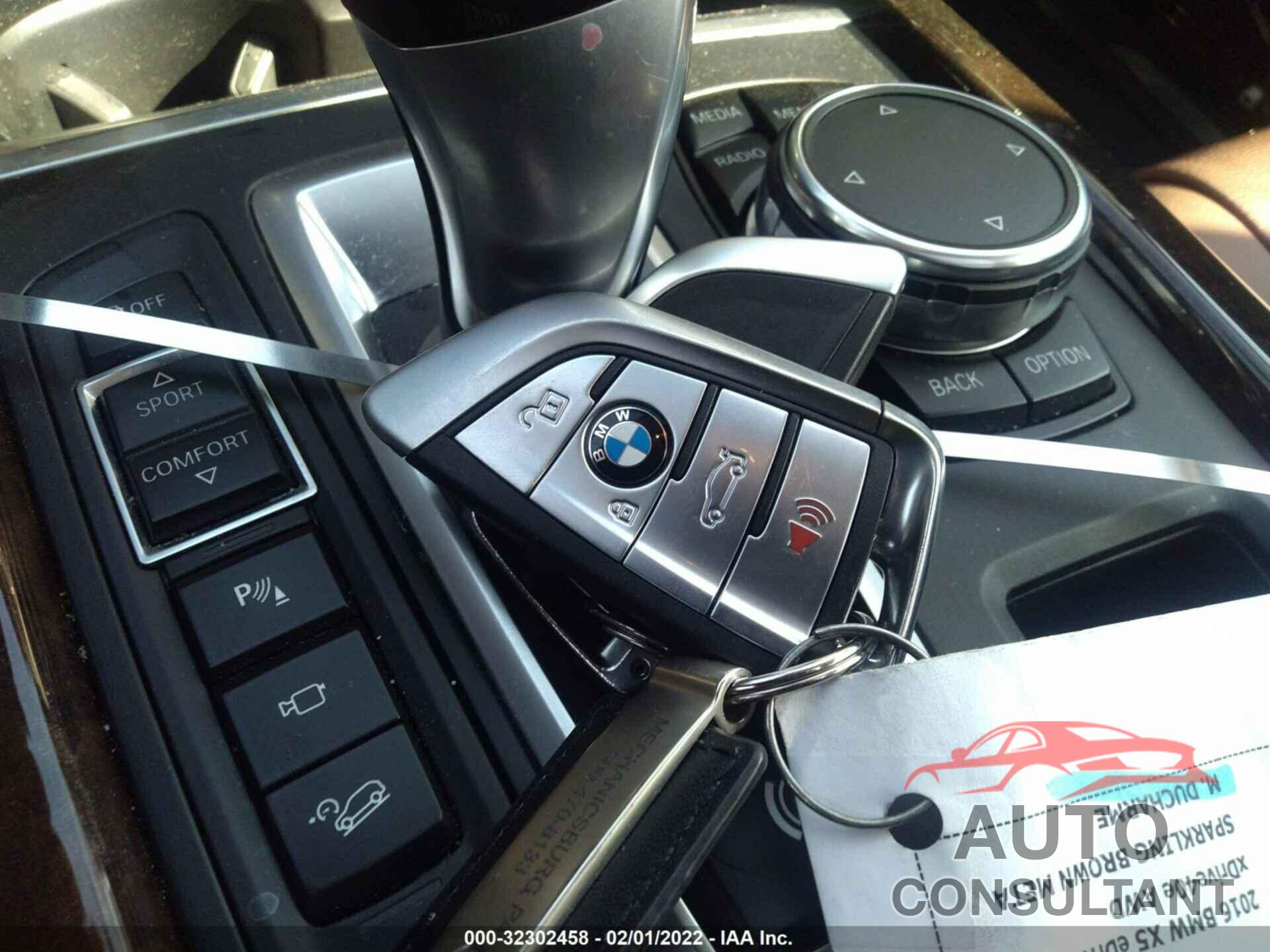 BMW X5 EDRIVE 2016 - 5UXKT0C50G0S78798