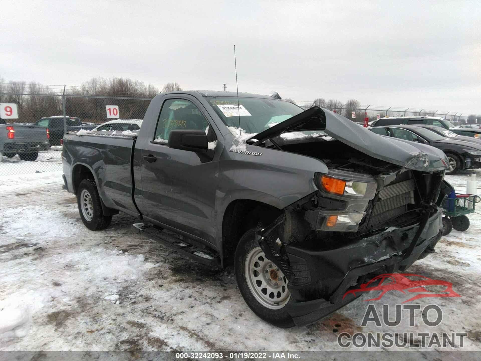 CHEVROLET SILVERADO 1500 2020 - 3GCNYAEF9LG114449