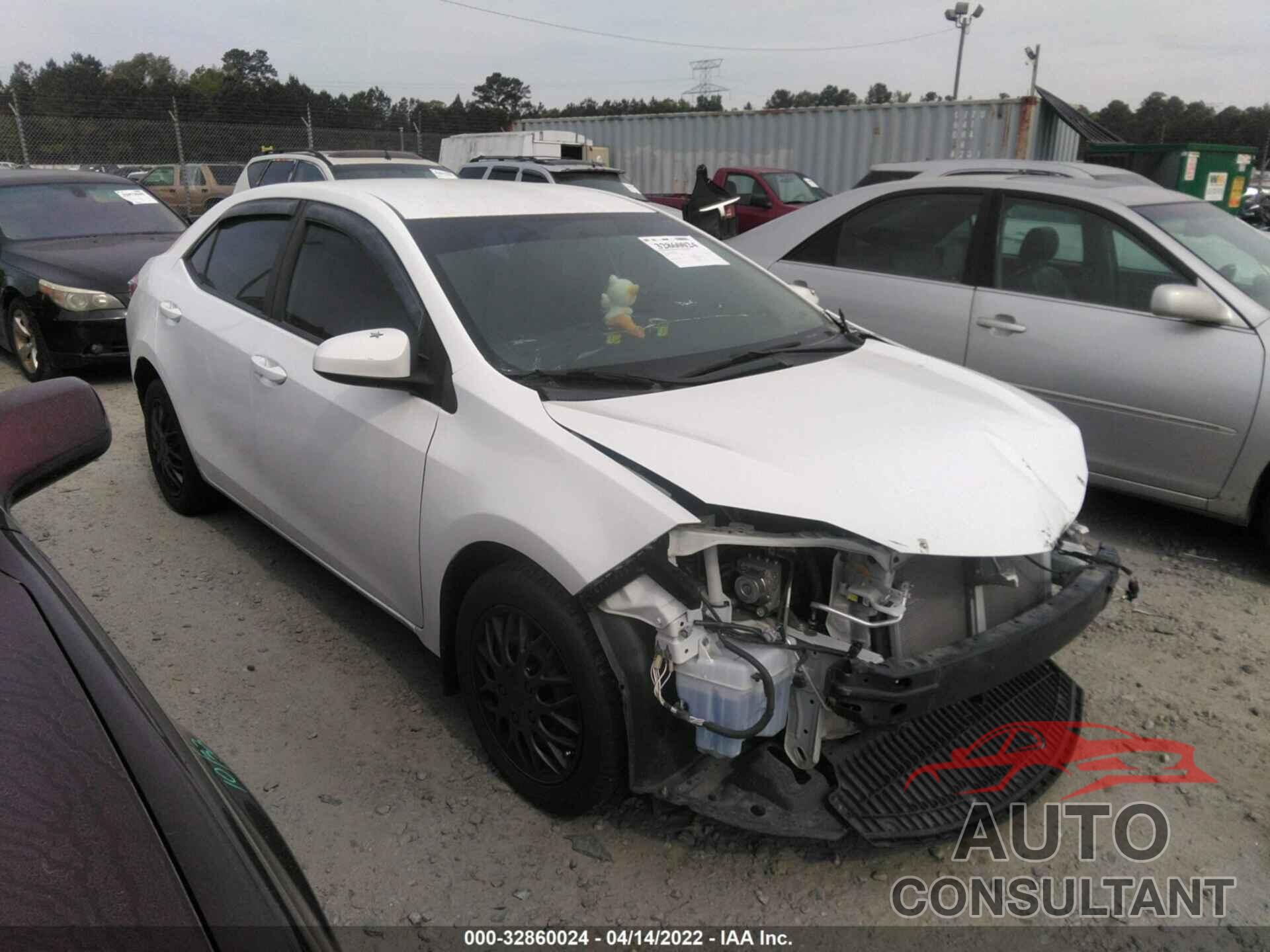 TOYOTA COROLLA 2016 - 5YFBURHE7GP541015