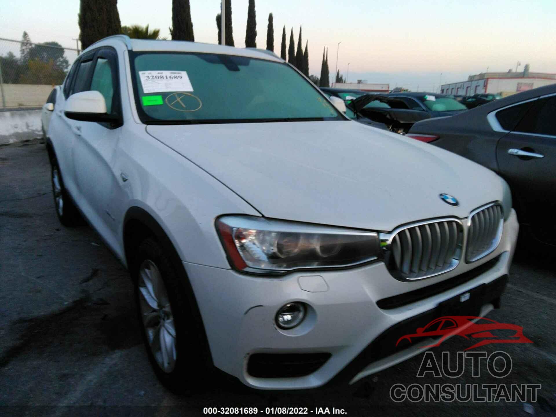 BMW X3 2017 - 5UXWZ7C57H0V85685