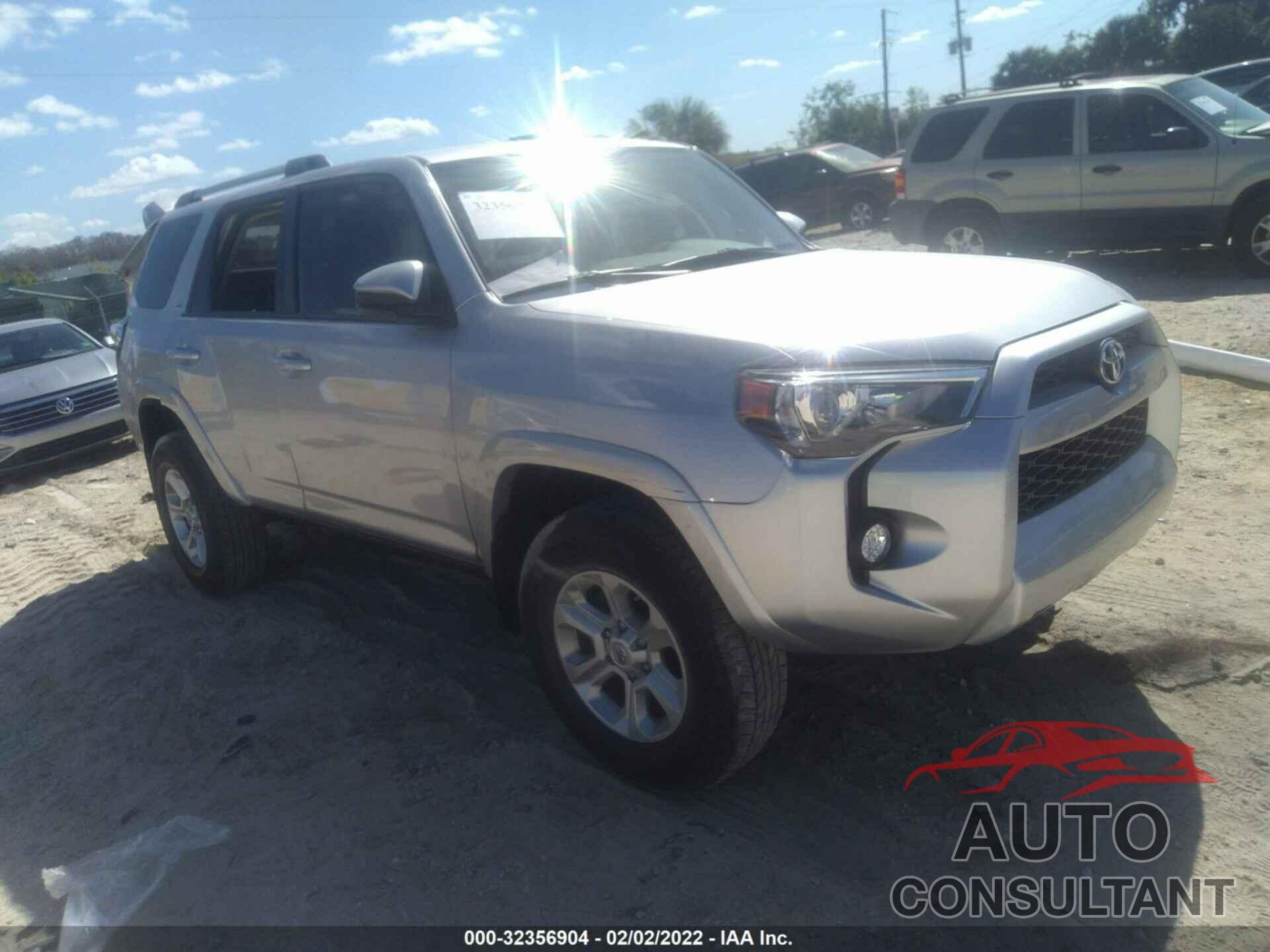 TOYOTA 4RUNNER 2019 - JTEBU5JR8K5708585