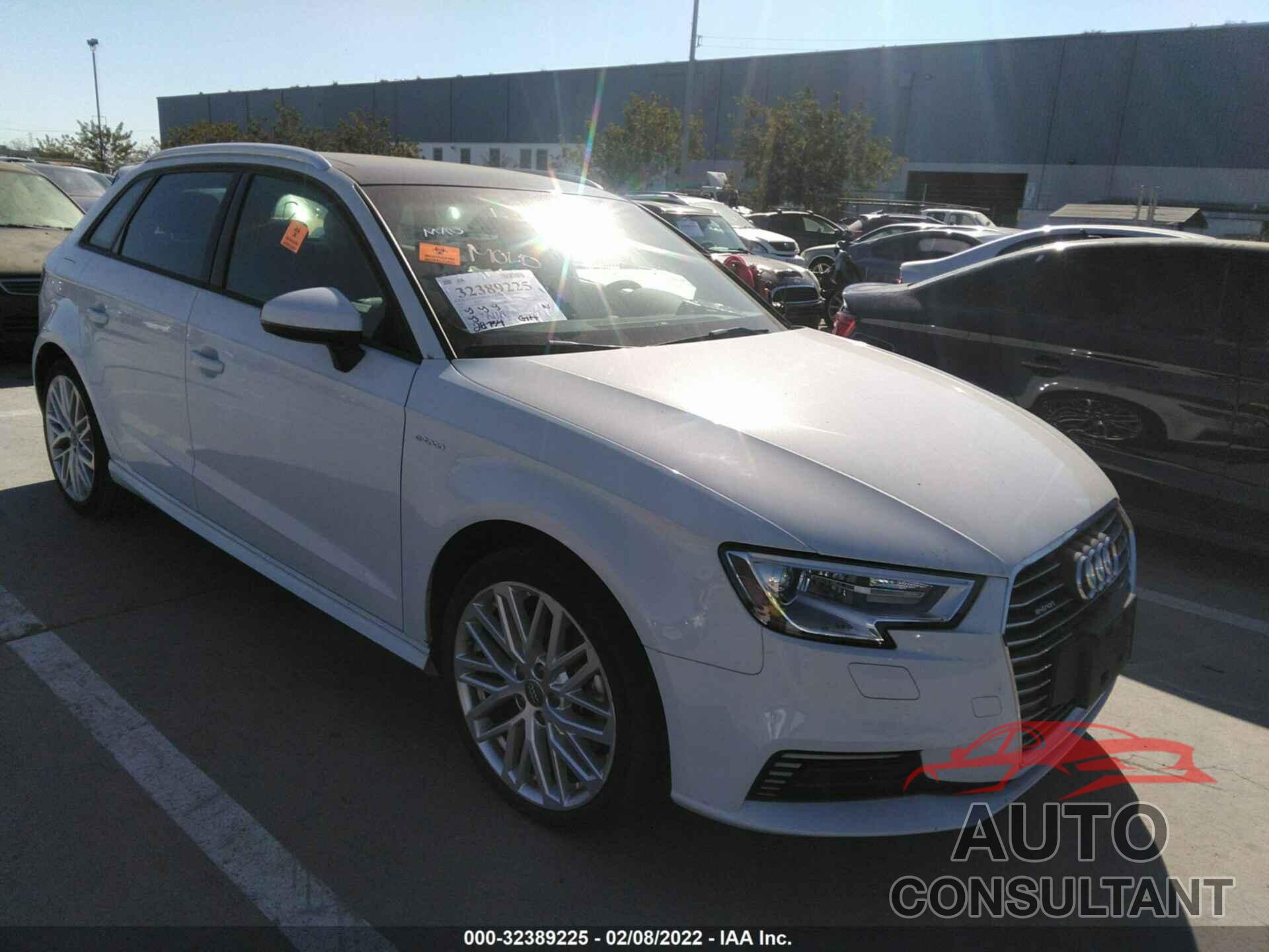 AUDI A3 SPORTBACK E-TRON 2018 - WAUUPBFF9JA154803