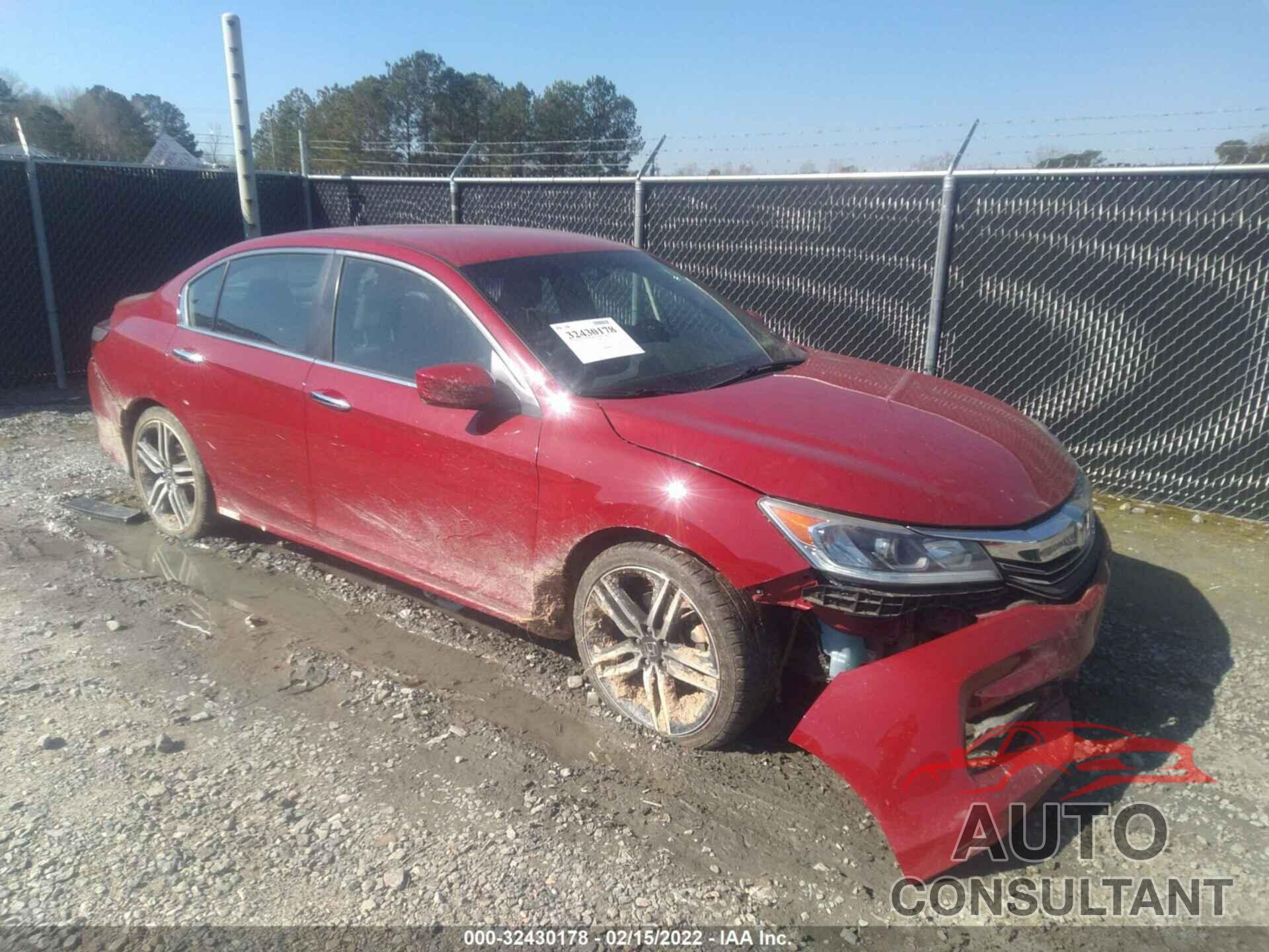 HONDA ACCORD SEDAN 2017 - 1HGCR2F52HA211628