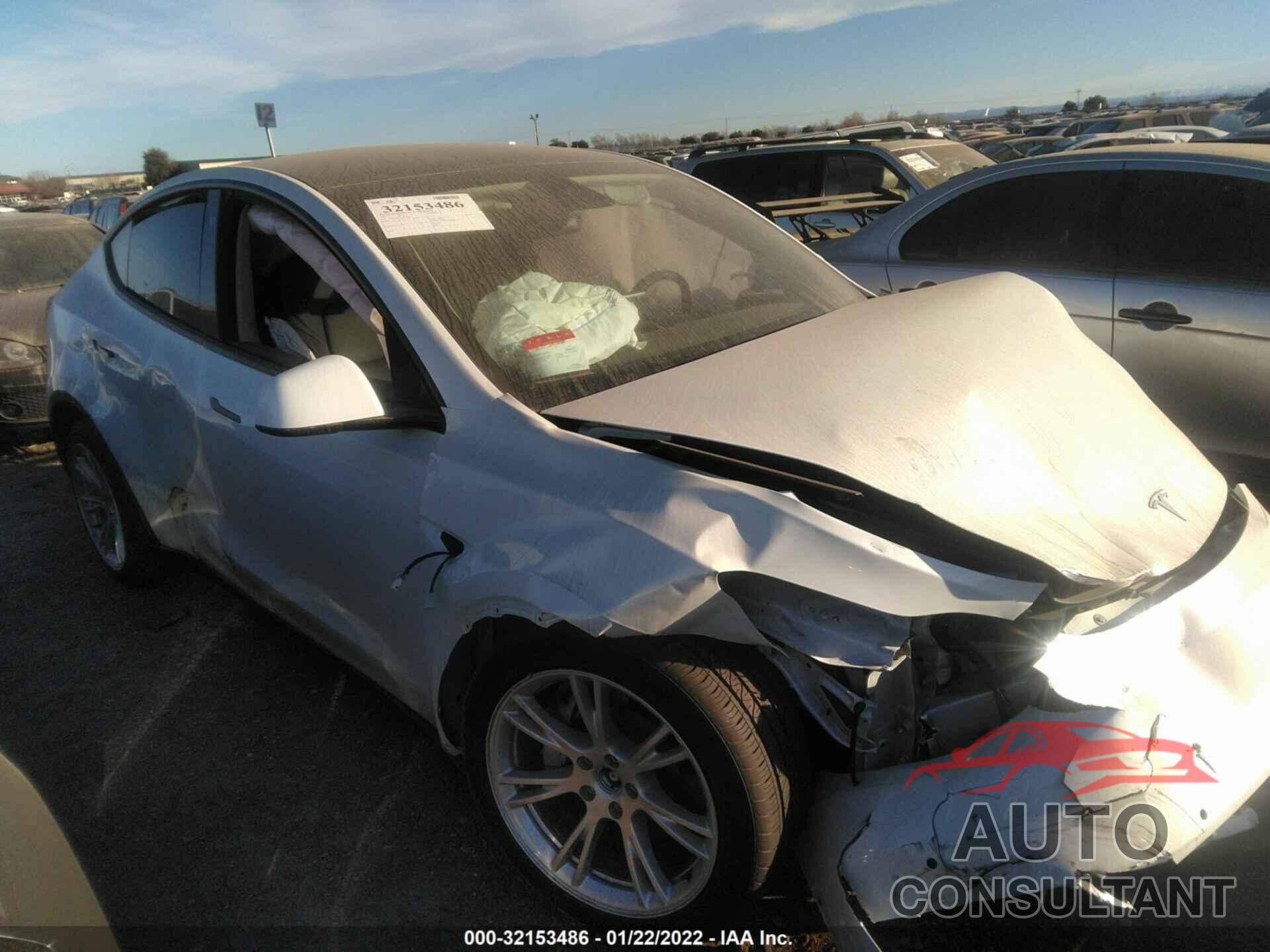 TESLA MODEL Y 2022 - 7SAYGDEE9NF348563