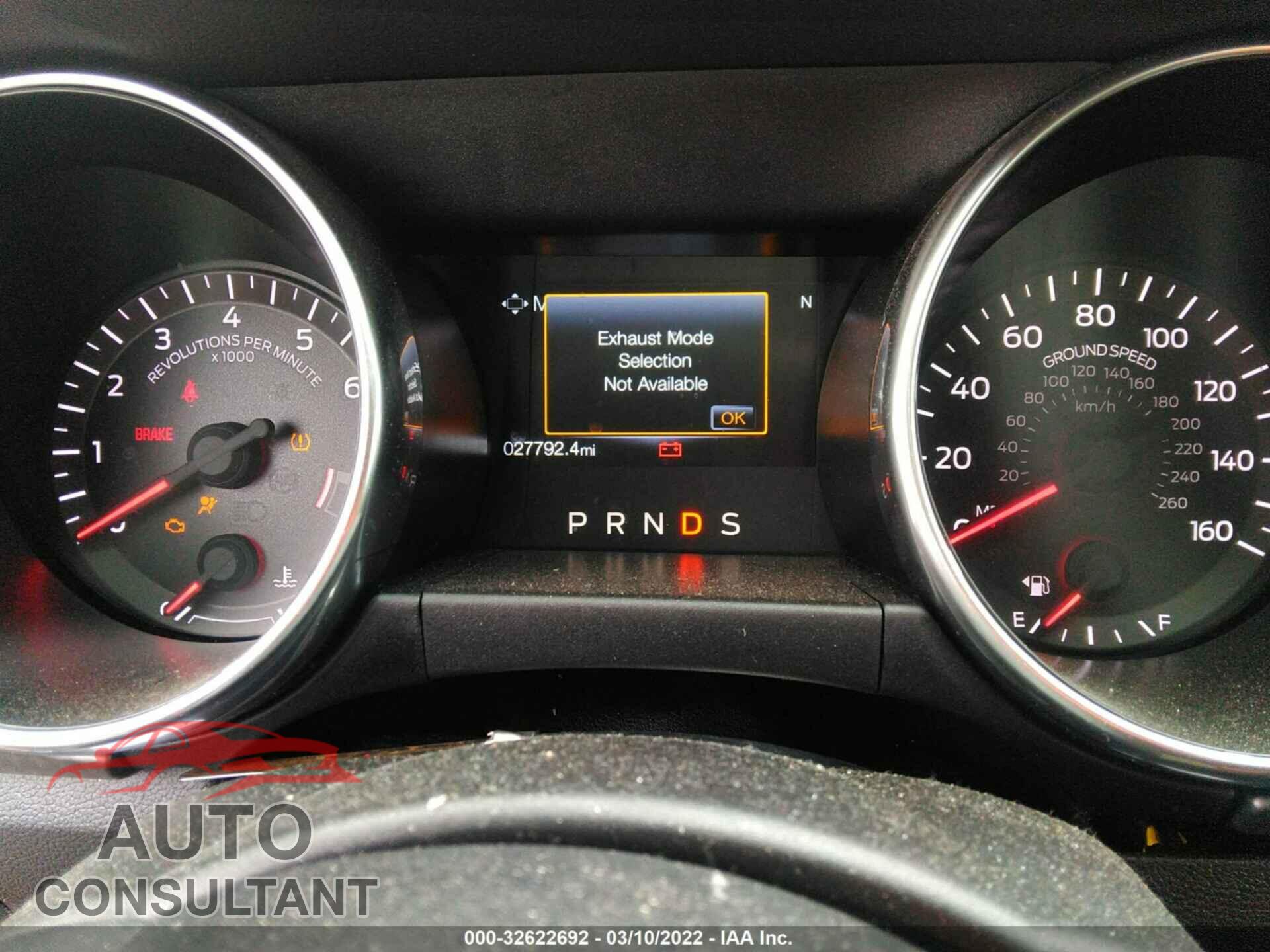 FORD MUSTANG 2019 - 1FA6P8CF9K5199842