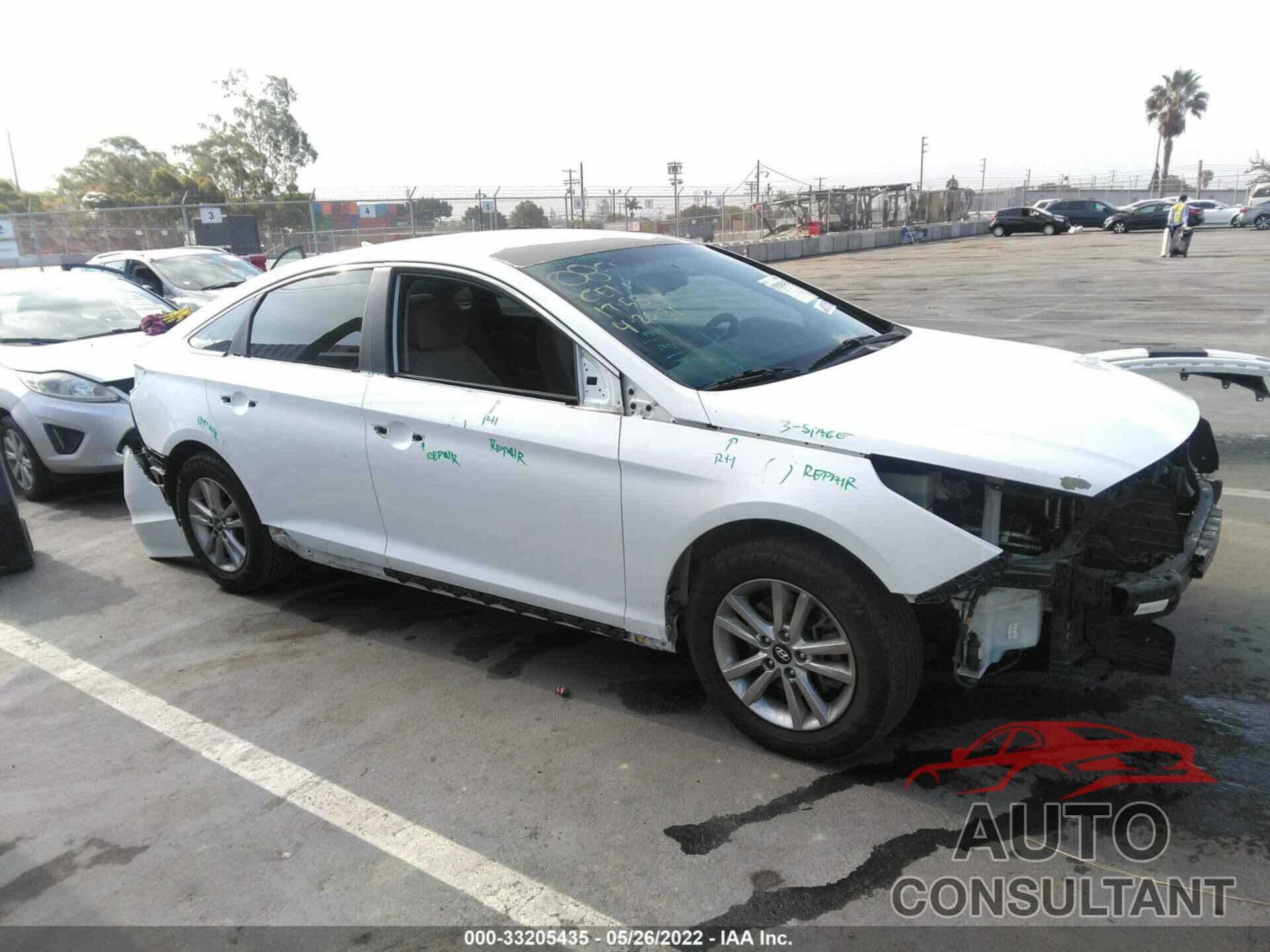 HYUNDAI SONATA 2016 - 5NPE24AFXGH330851