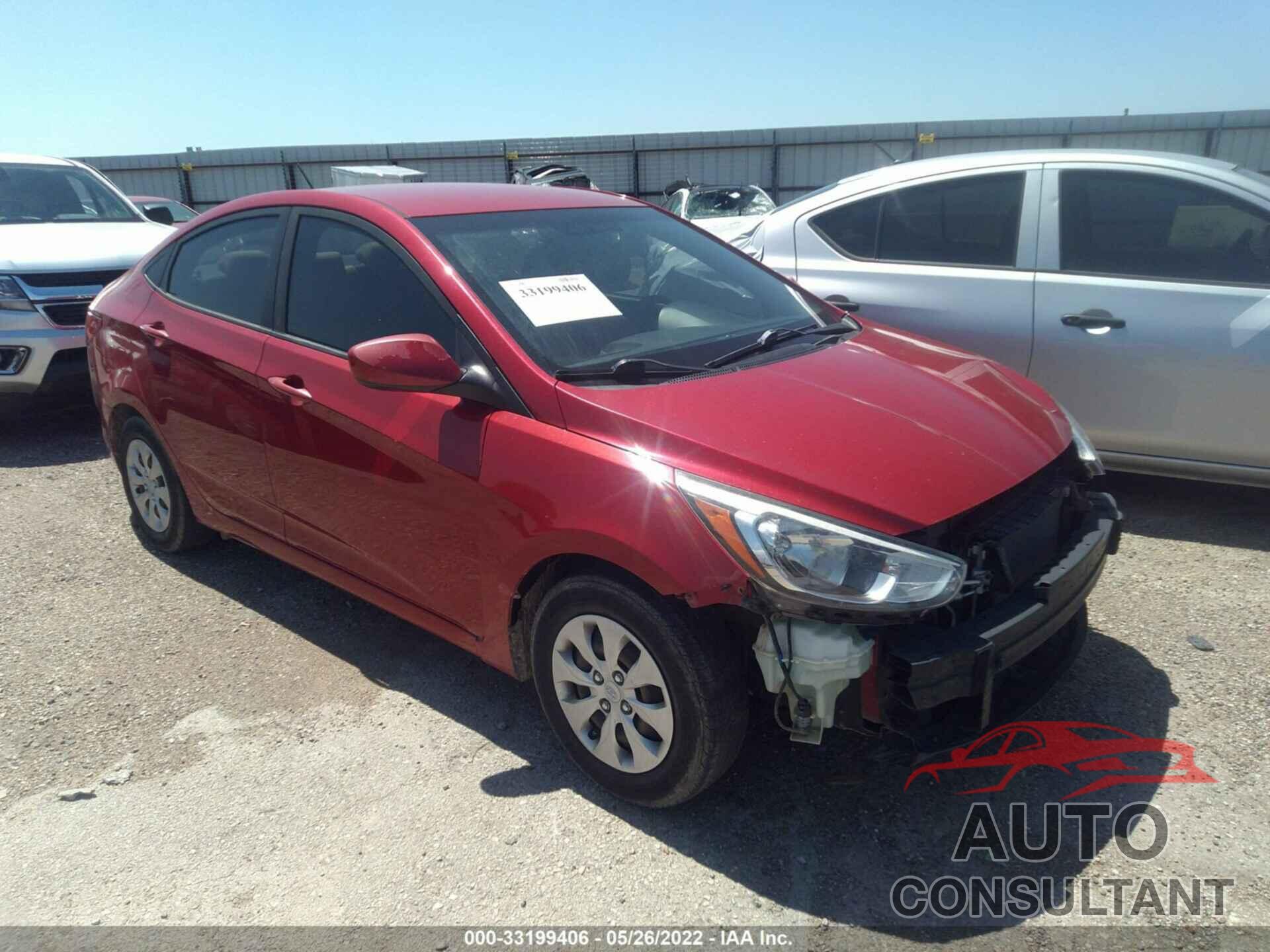 HYUNDAI ACCENT 2016 - KMHCT4AE4GU117813