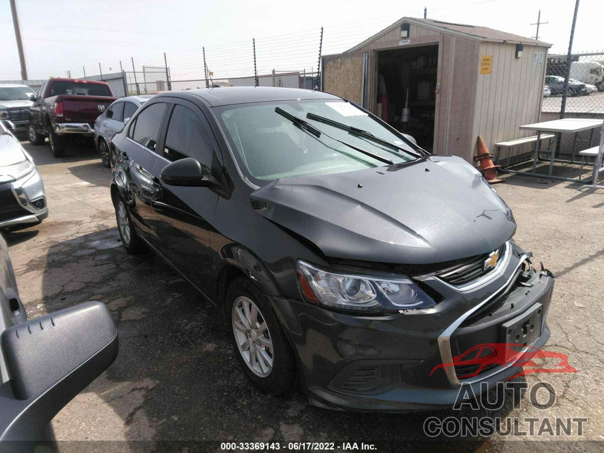 CHEVROLET SONIC 2019 - 1G1JD5SB0K4112970