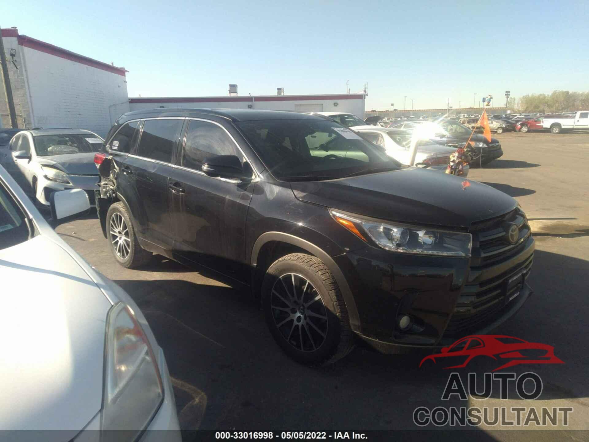 TOYOTA HIGHLANDER 2018 - 5TDJZRFHXJS550462