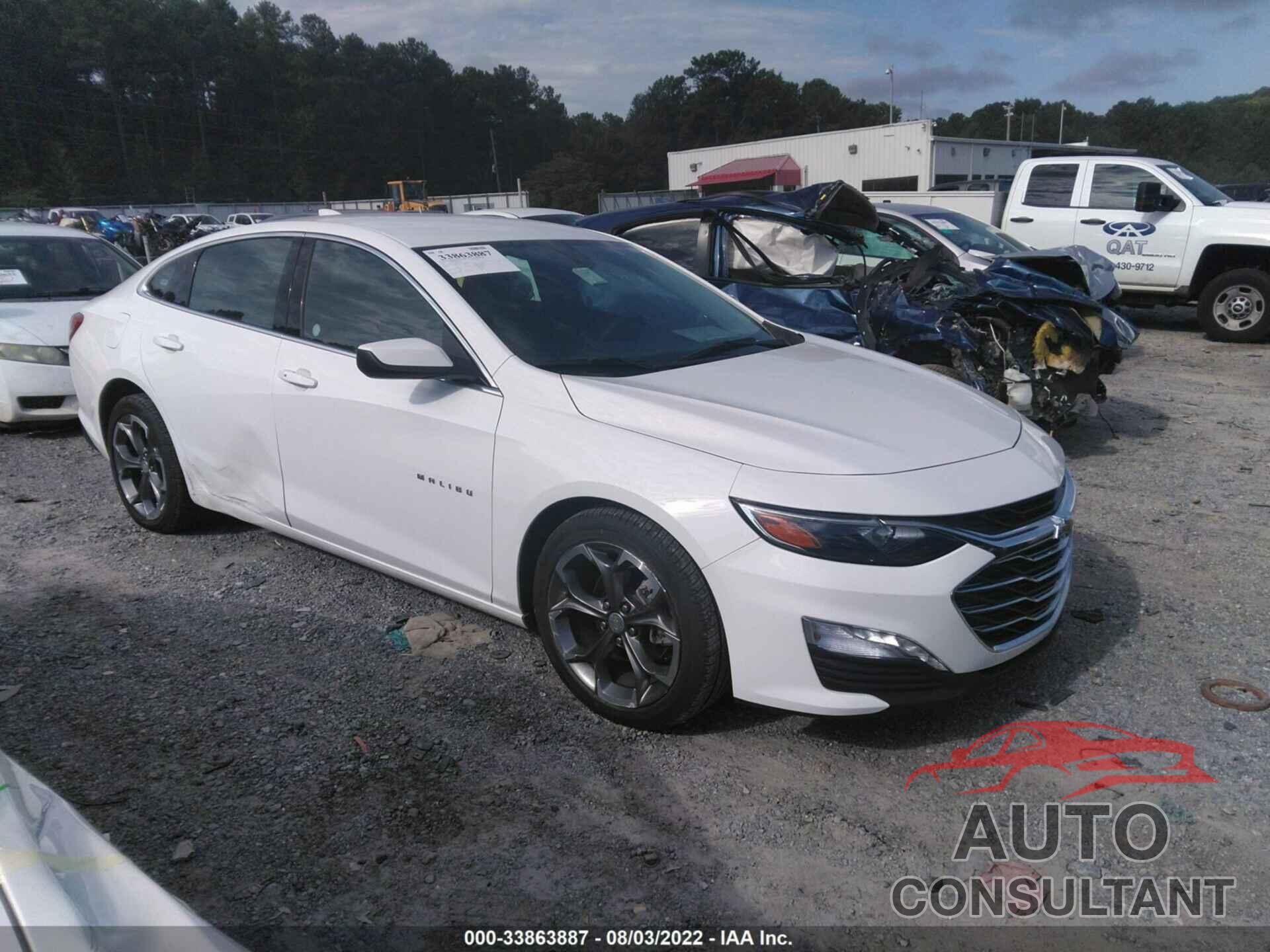 CHEVROLET MALIBU 2021 - 1G1ZD5ST9MF078109