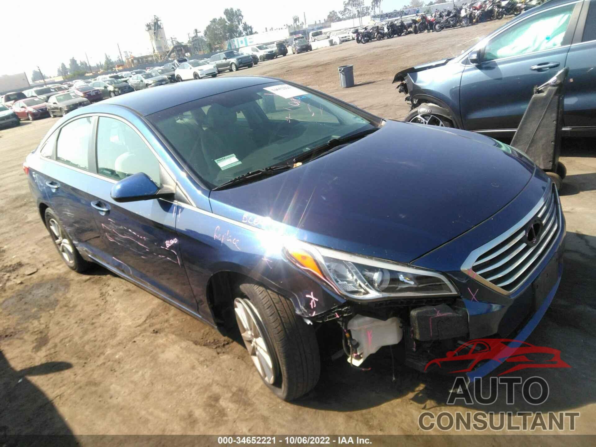 HYUNDAI SONATA 2017 - 5NPE24AFXHH532509
