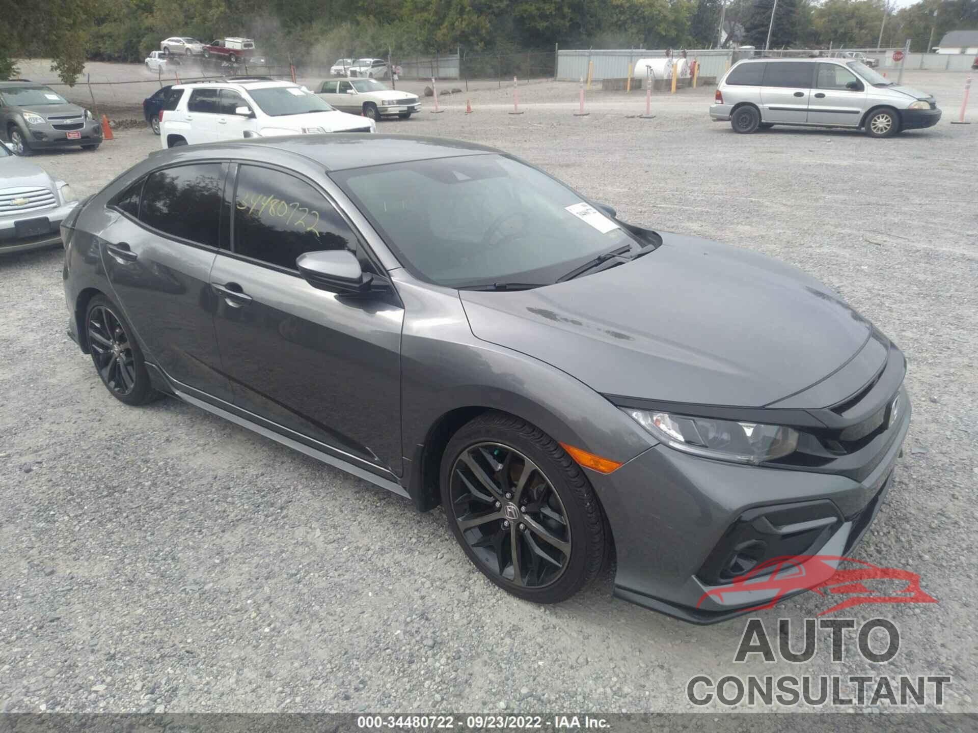 HONDA CIVIC HATCHBACK 2021 - SHHFK7H43MU209999
