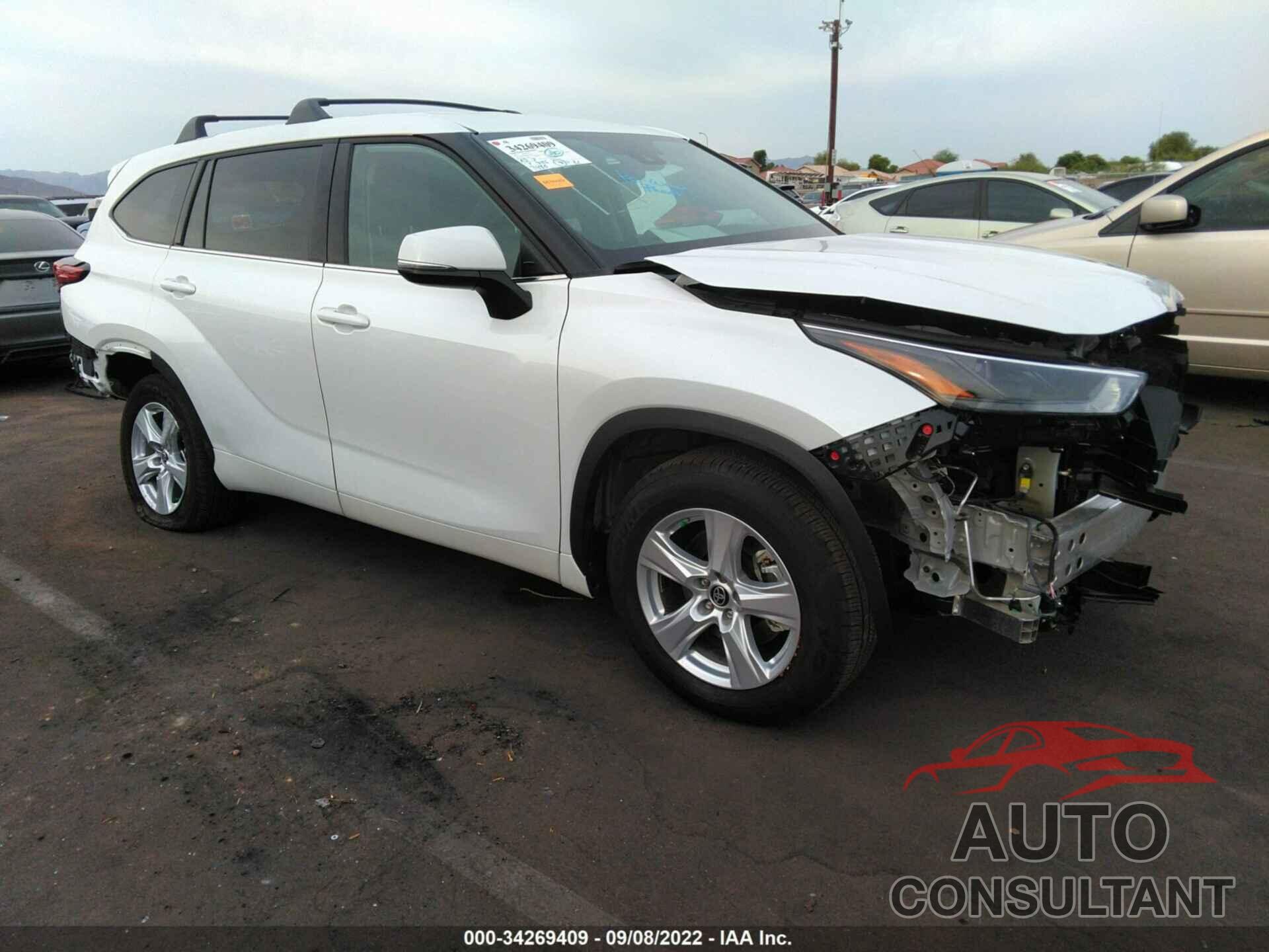TOYOTA HIGHLANDER 2022 - 5TDZZRAH6NS538776