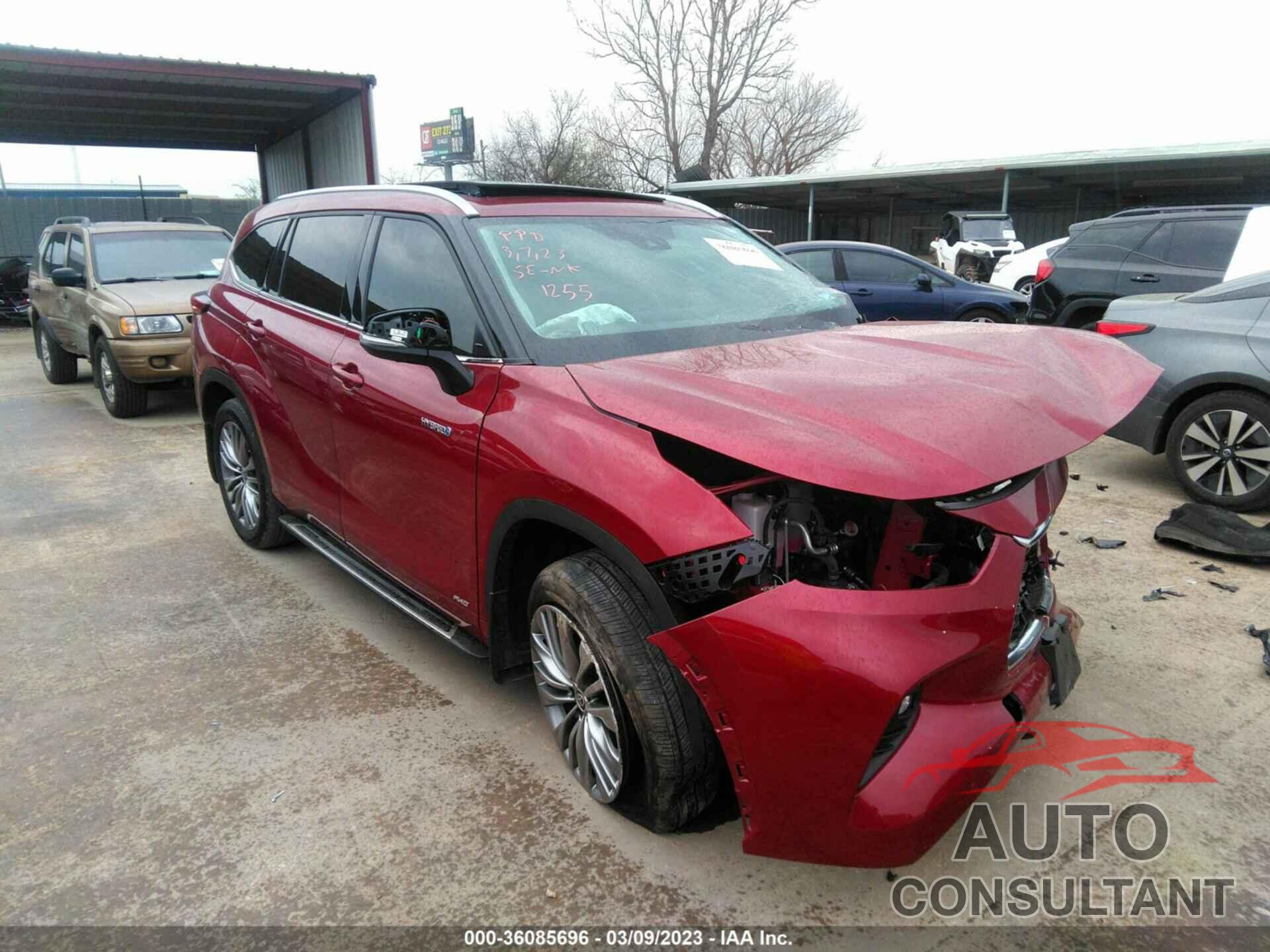 TOYOTA HIGHLANDER 2020 - 5TDEBRCHXLS011255