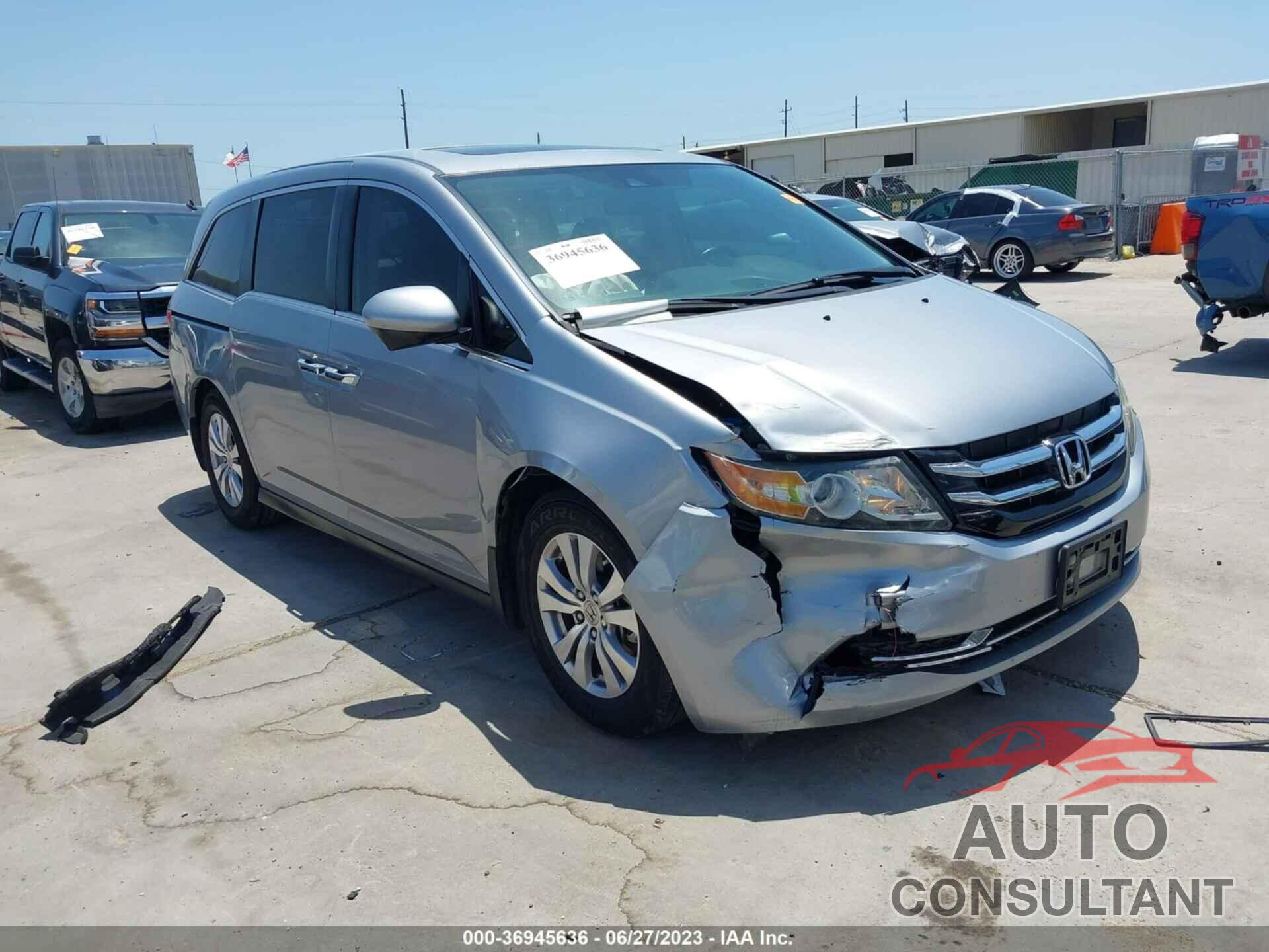 HONDA ODYSSEY 2016 - 5FNRL5H67GB118126