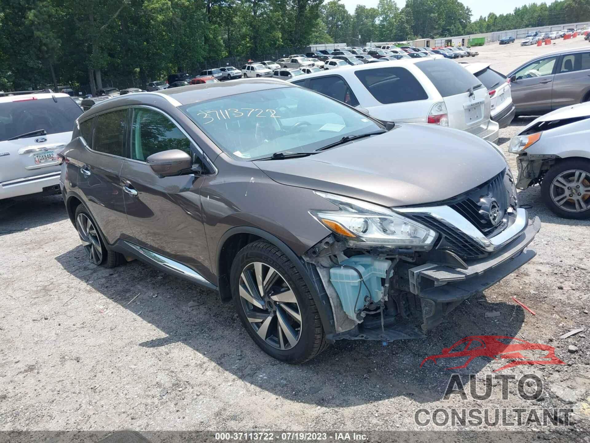 NISSAN MURANO 2016 - 5N1AZ2MG6GN160177