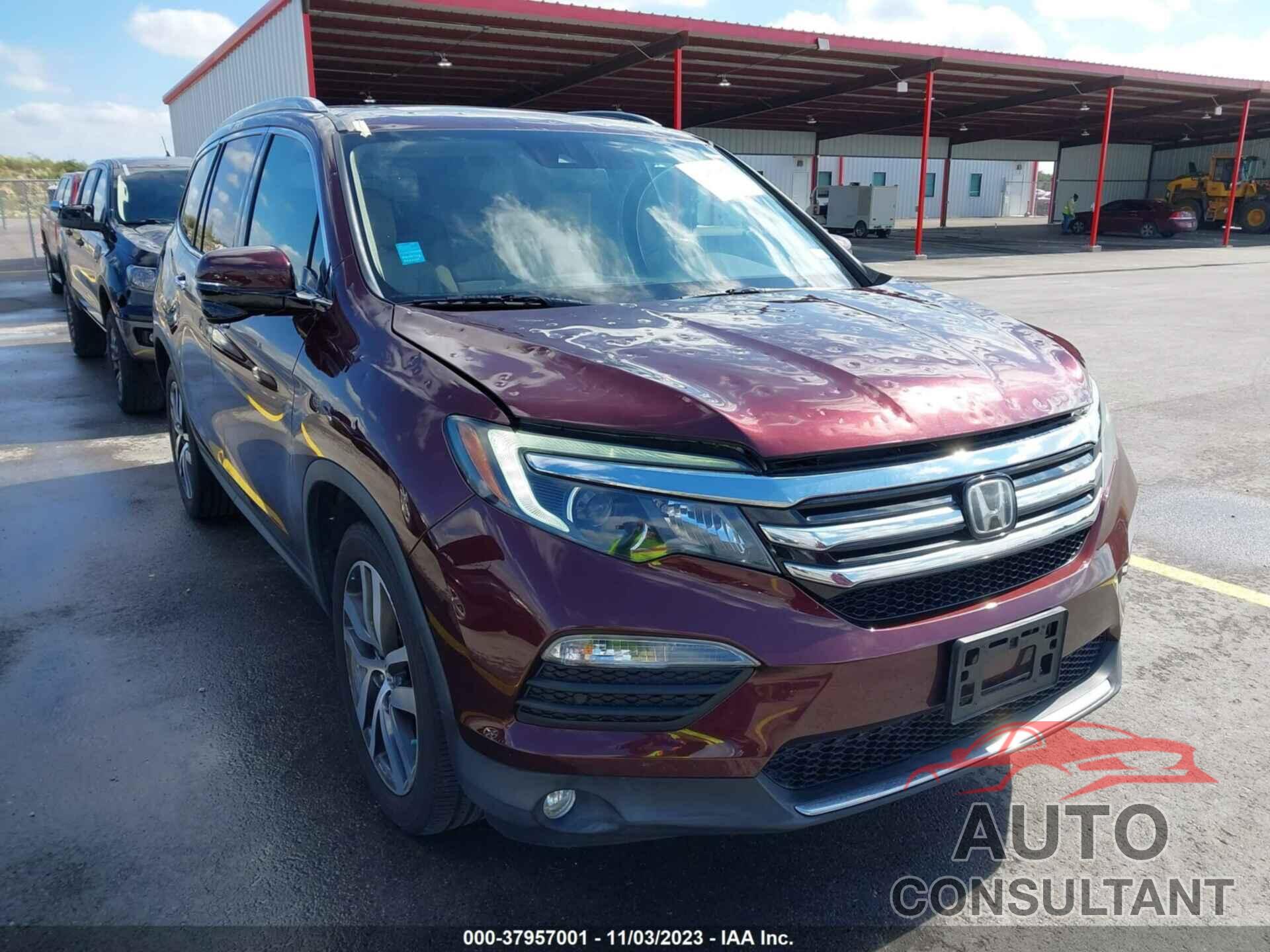 HONDA PILOT 2016 - 5FNYF6H91GB034614
