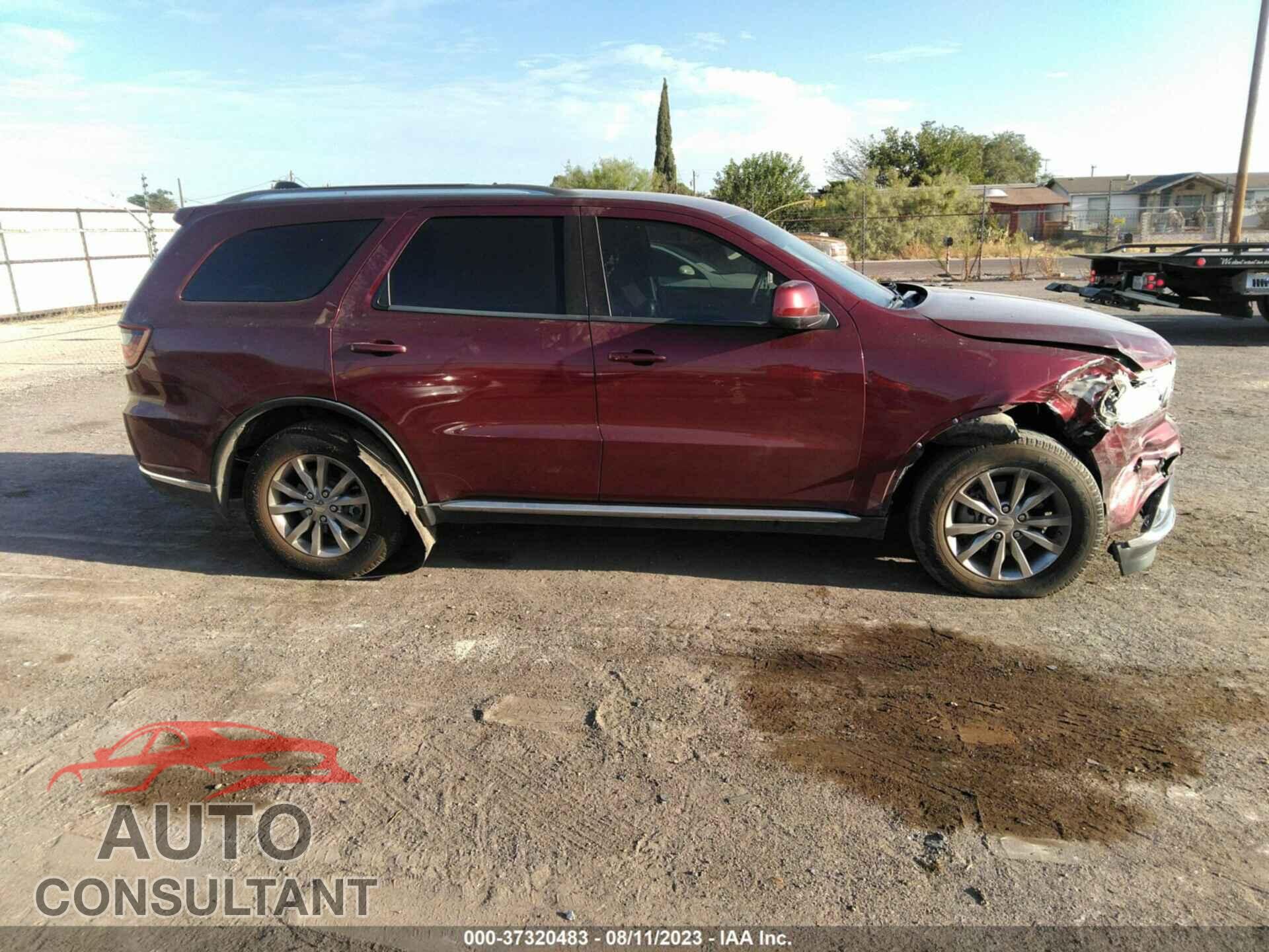 DODGE DURANGO 2017 - 1C4RDJAGXHC829374