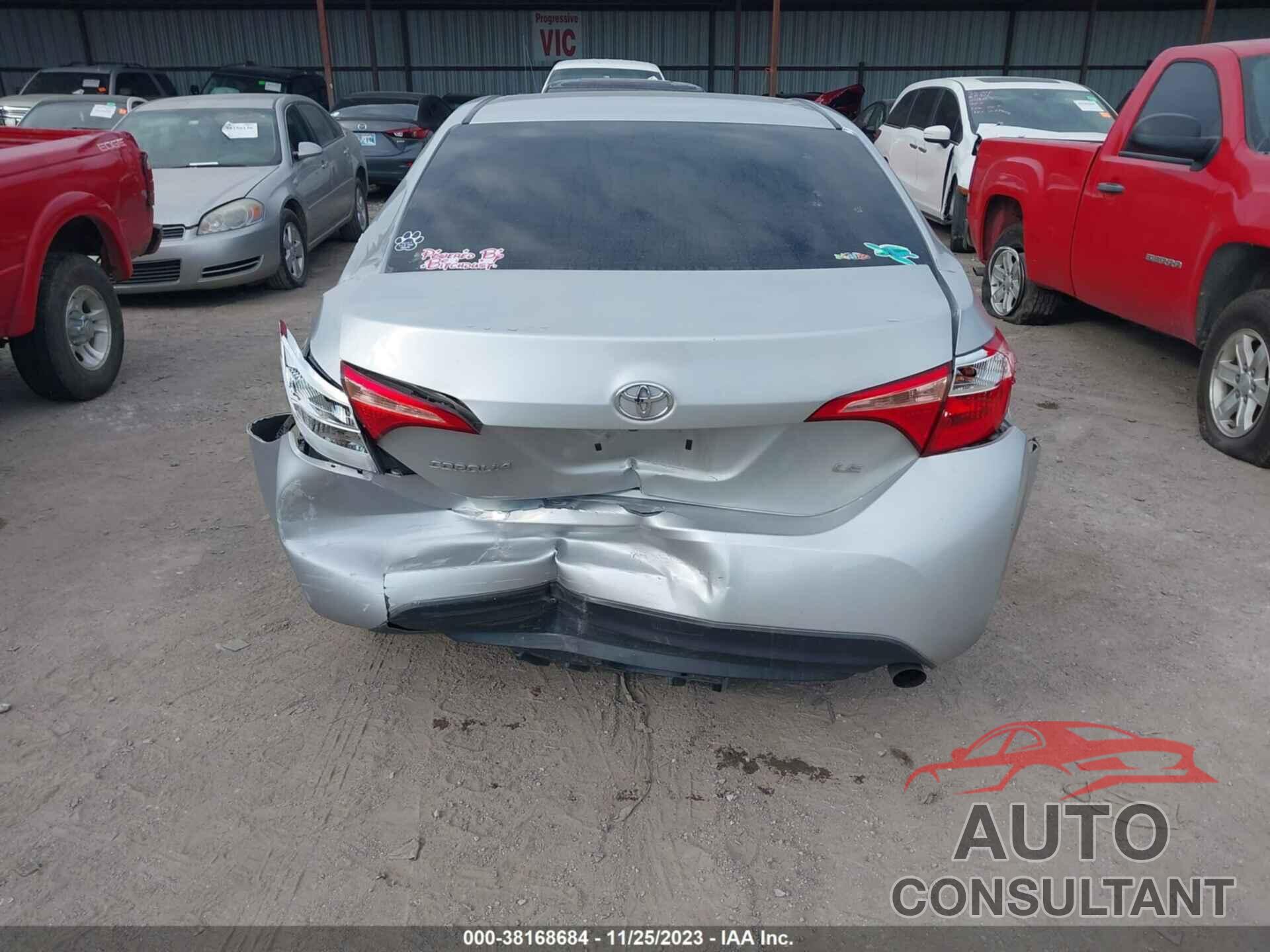 TOYOTA COROLLA 2019 - 5YFBURHE9KP888290