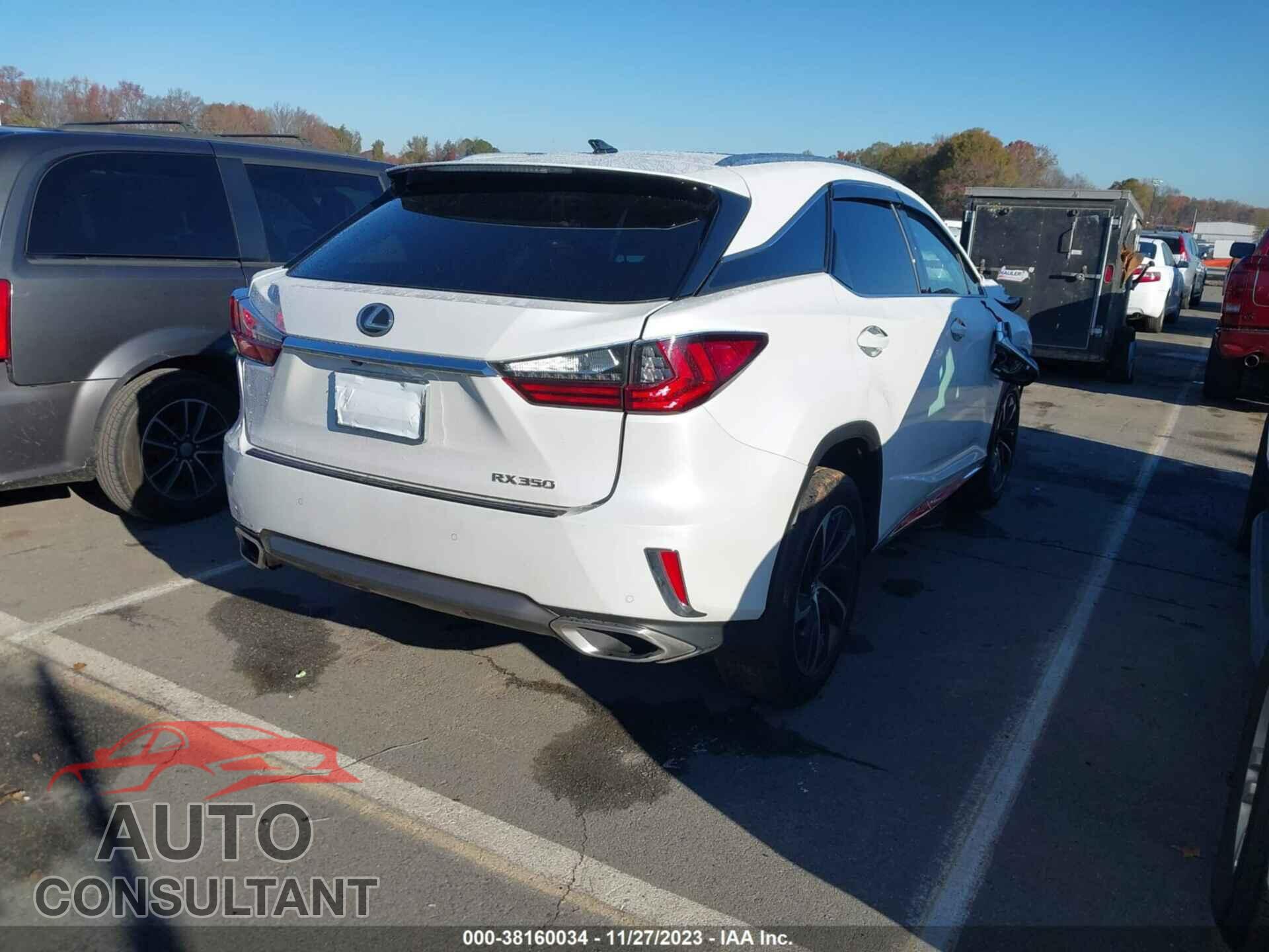 LEXUS RX 2016 - 2T2BZMCA3GC032205